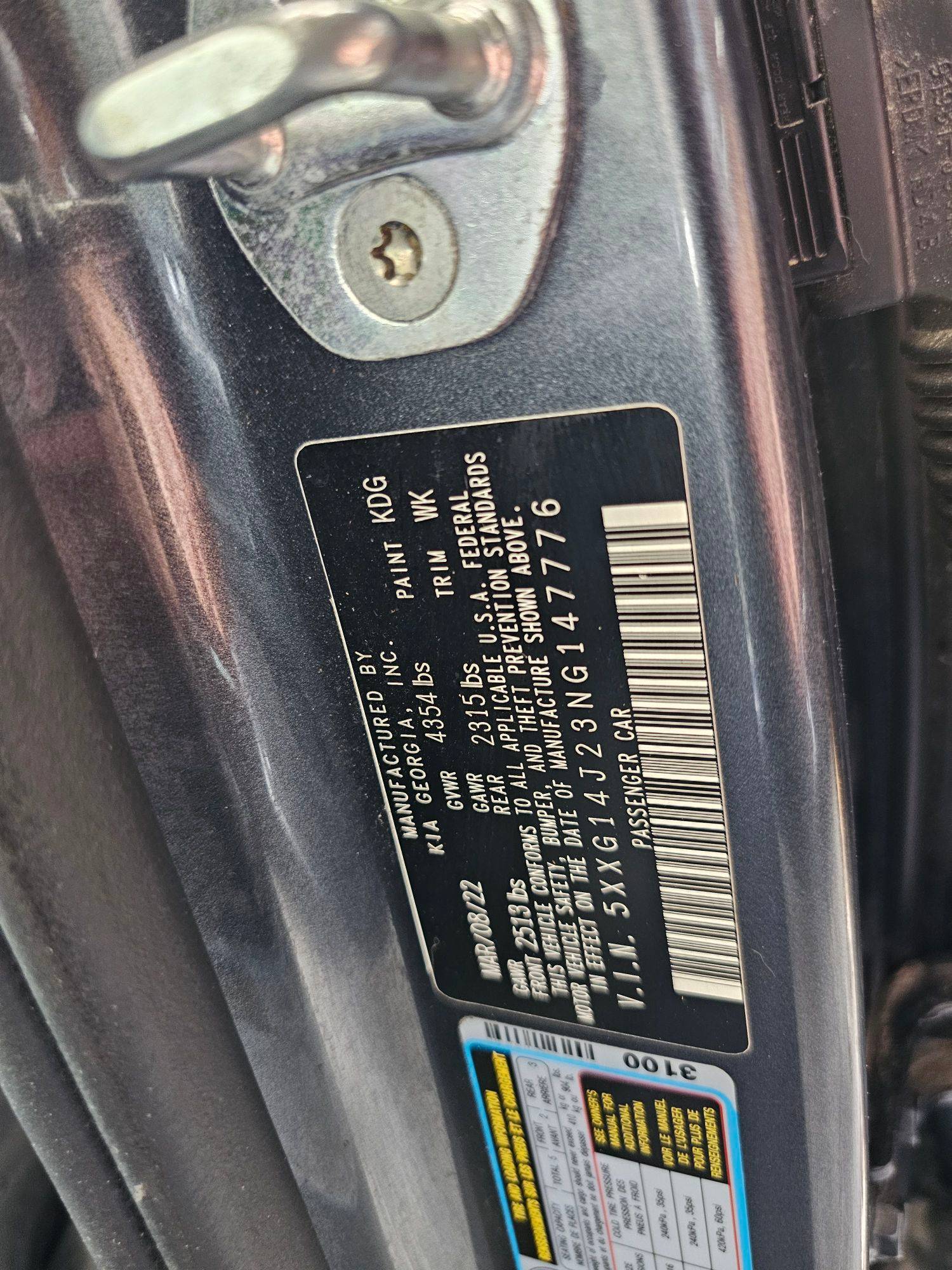 KIA K5 2022 - Marhaba Auction Used Cars - Image 9