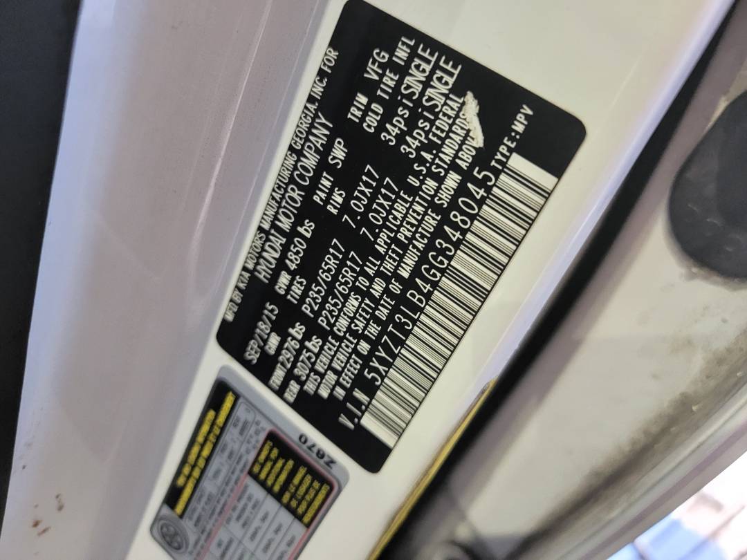 HYUNDAI SANTA FE 2016 - Marhaba Auction Used Cars - Image 9