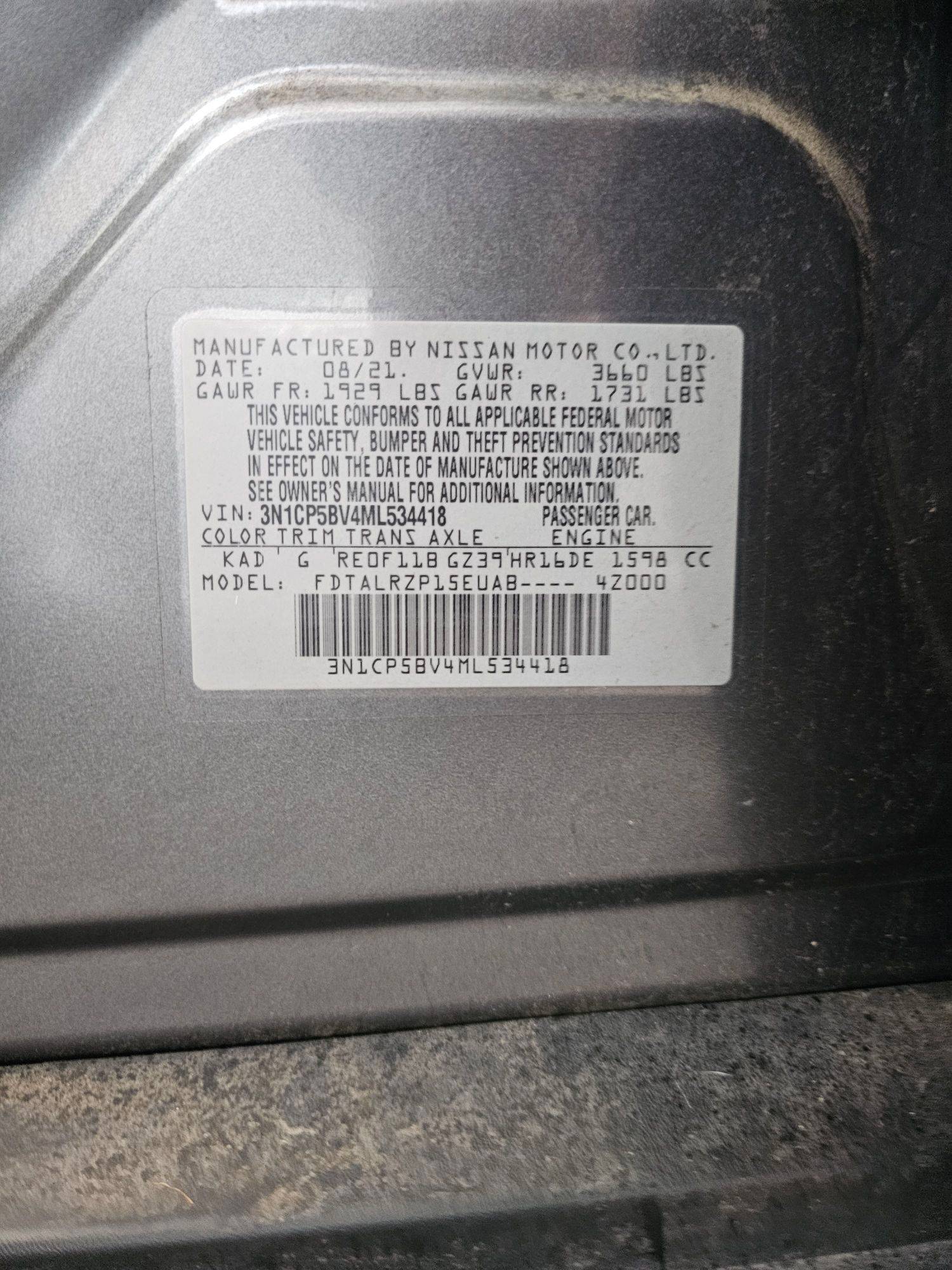 2021 NISSAN KICKS — 60131 Miles — Lot 8011288 — Souq - Marhaba Auctions Used Cars - Image 8