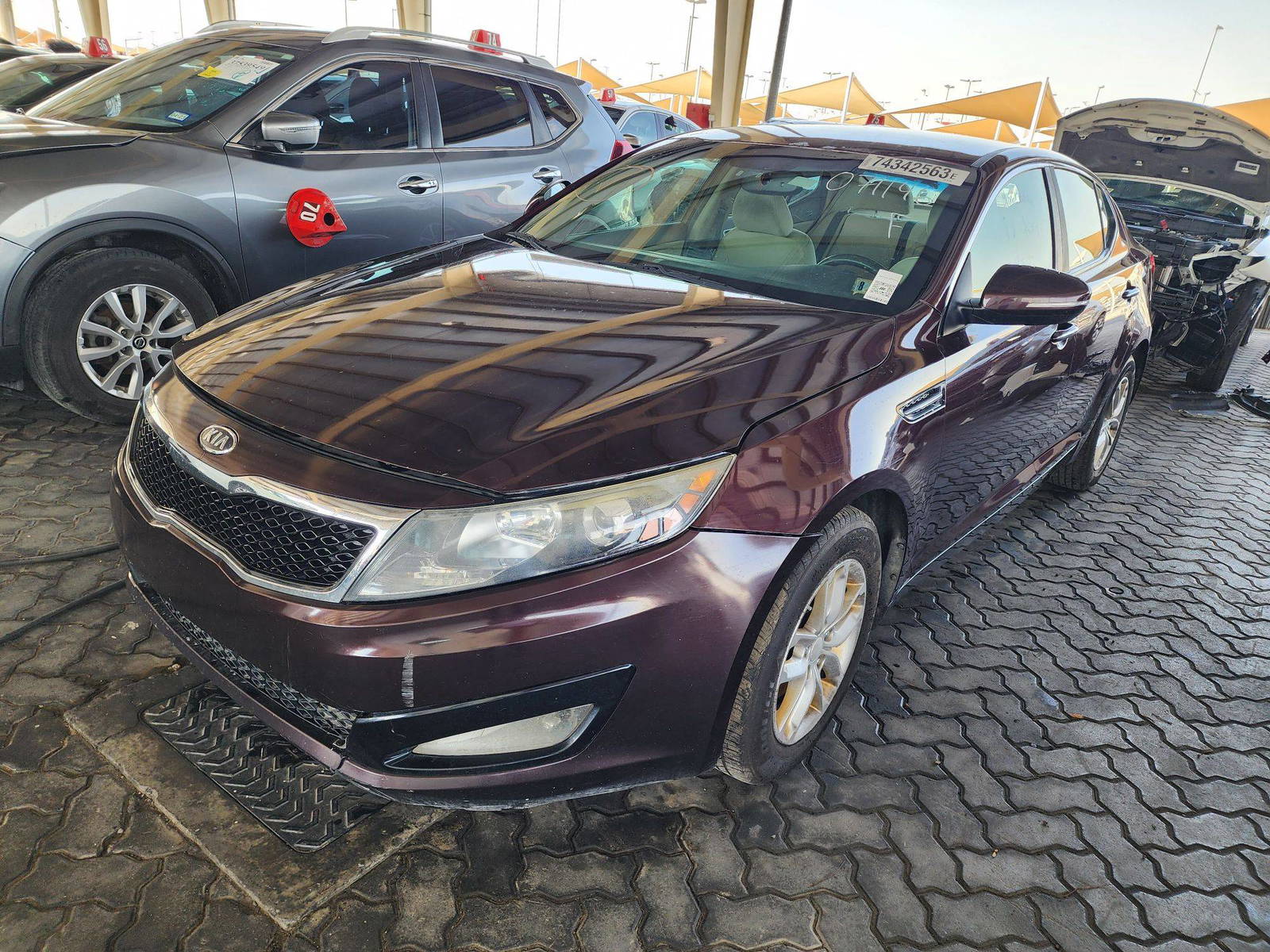 2012 KIA OPTIMA — 178596 Miles — Lot 74342563 - Marhaba Auctions Used Cars - Image 8