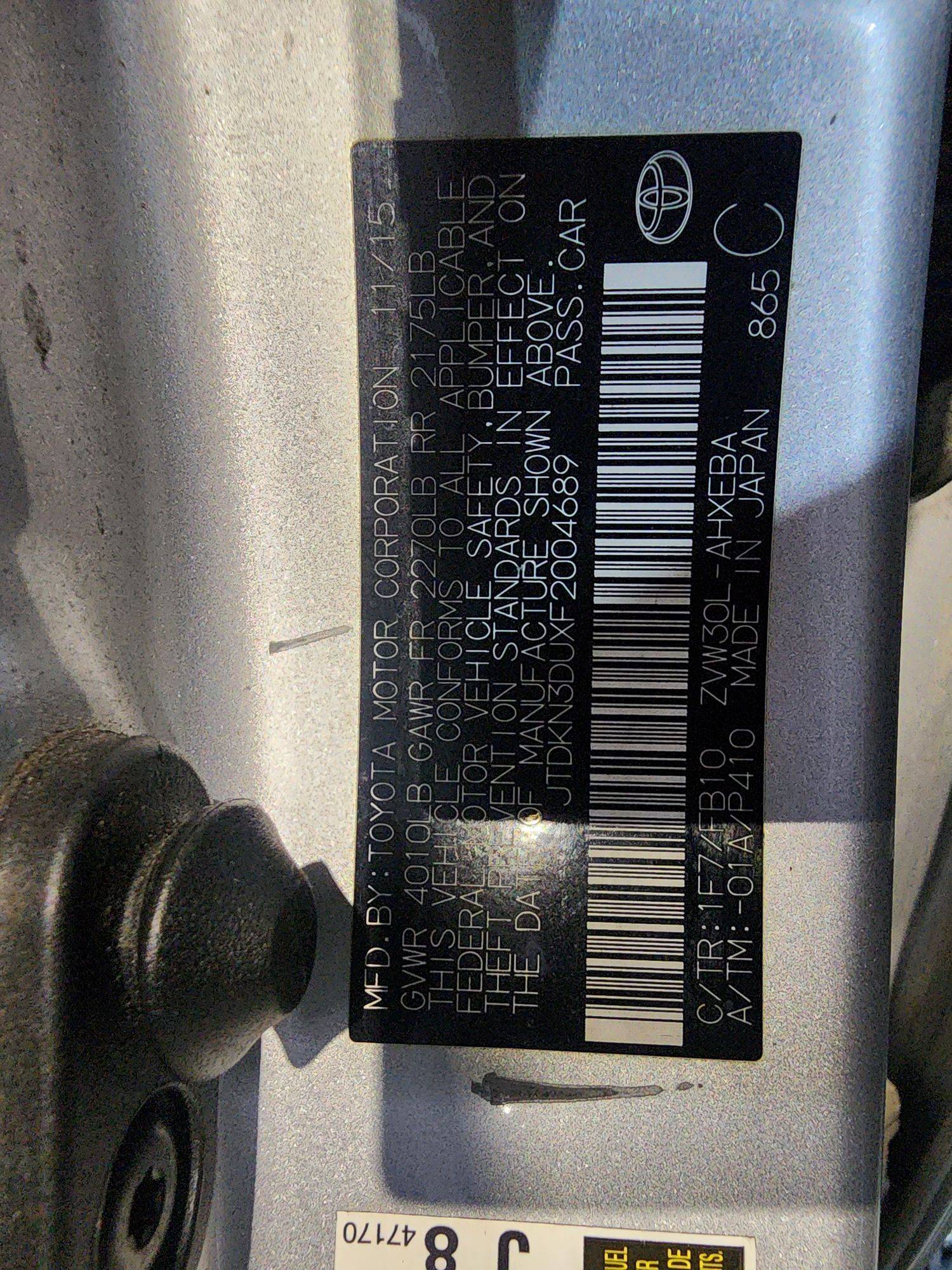 TOYOTA PRIUS 2015 - Marhaba Auction Used Cars - Image 10