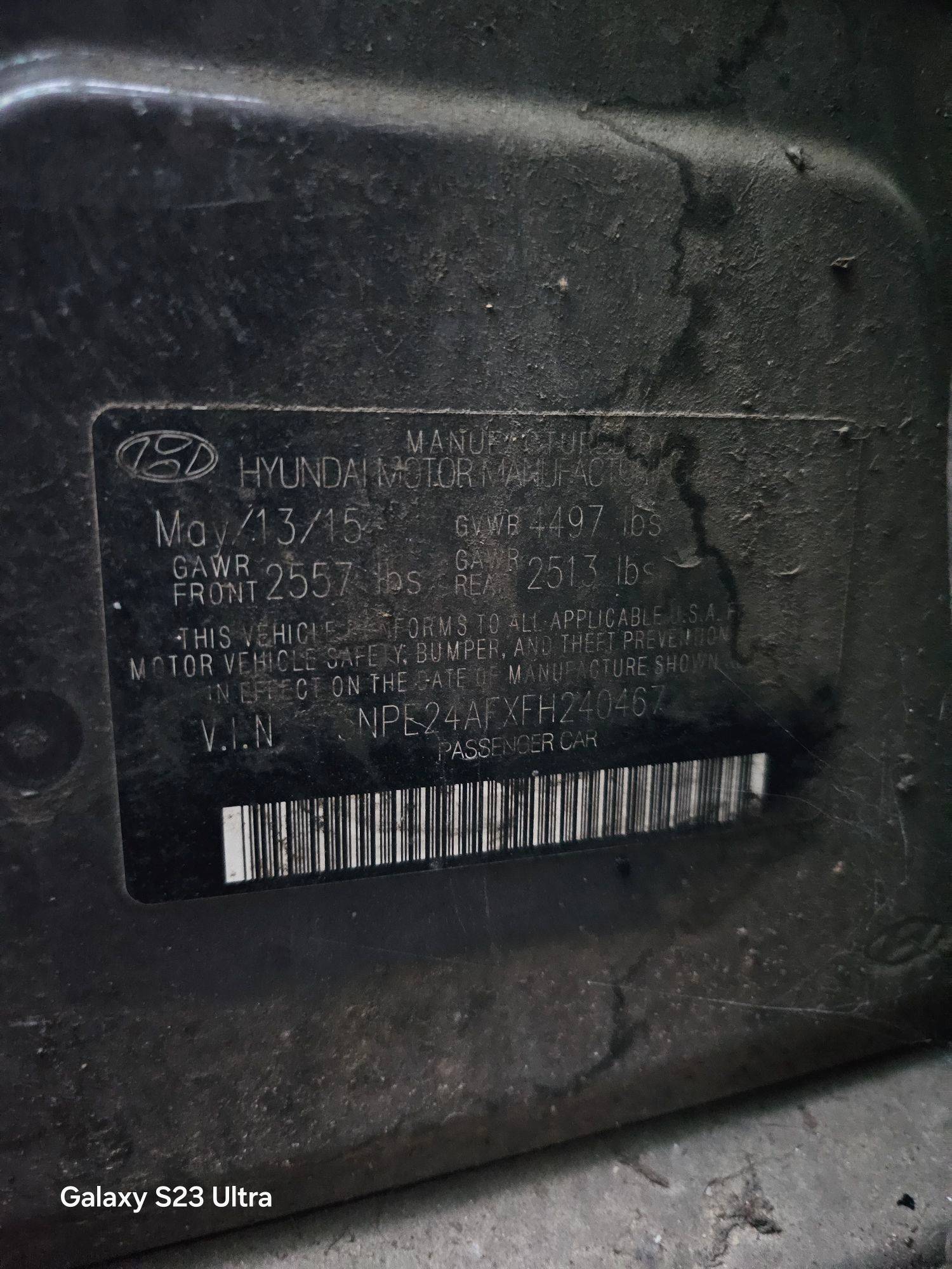 HYUNDAI SONATA 2015 - Marhaba Auction Used Cars - Image 9