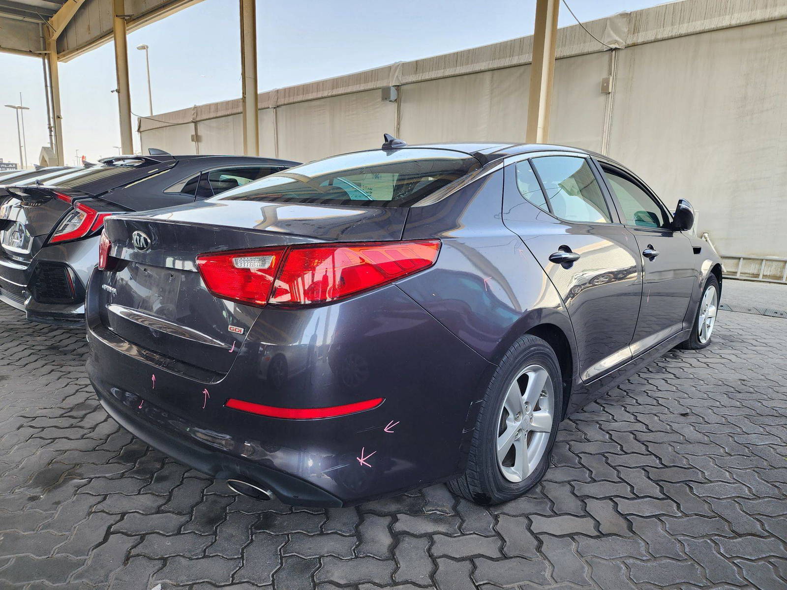 2015 KIA OPTIMA — 128456 Miles — Lot 21152 — Souq - Marhaba Auctions Used Cars - Image 3