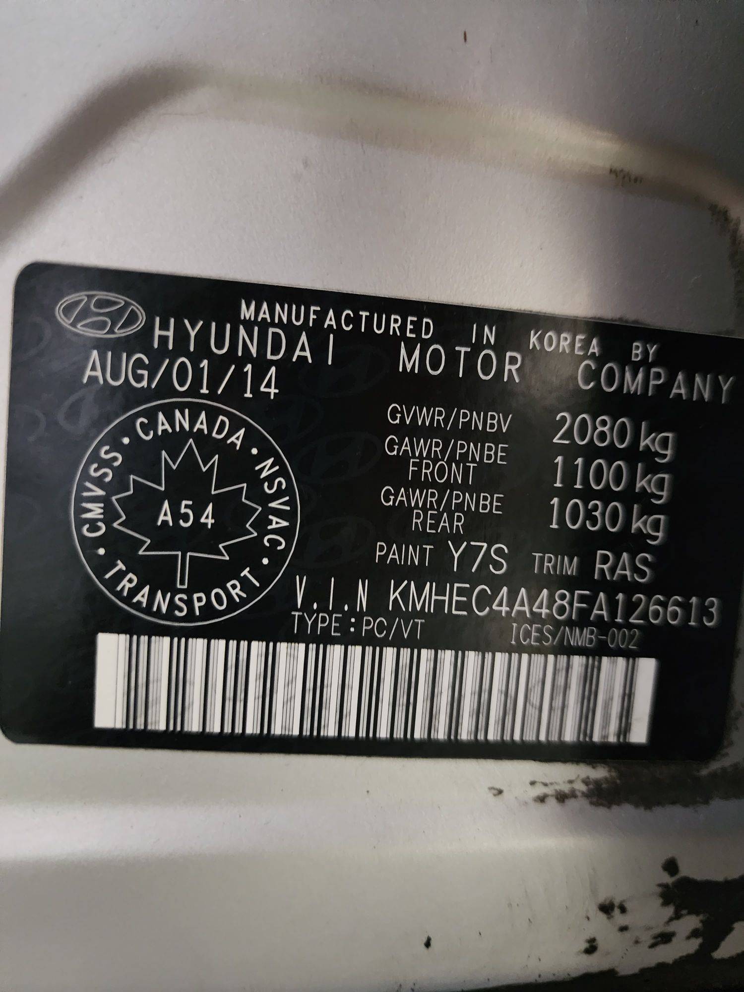 HYUNDAI SONATA 2015 - Marhaba Auction Used Cars - Image 11