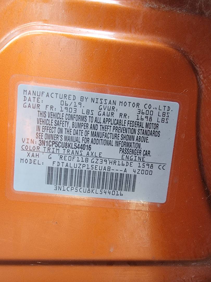 2019 NISSAN KICKS — 121060 Miles — Lot KL544016 — Main - Marhaba Auctions Used Cars - Image 10