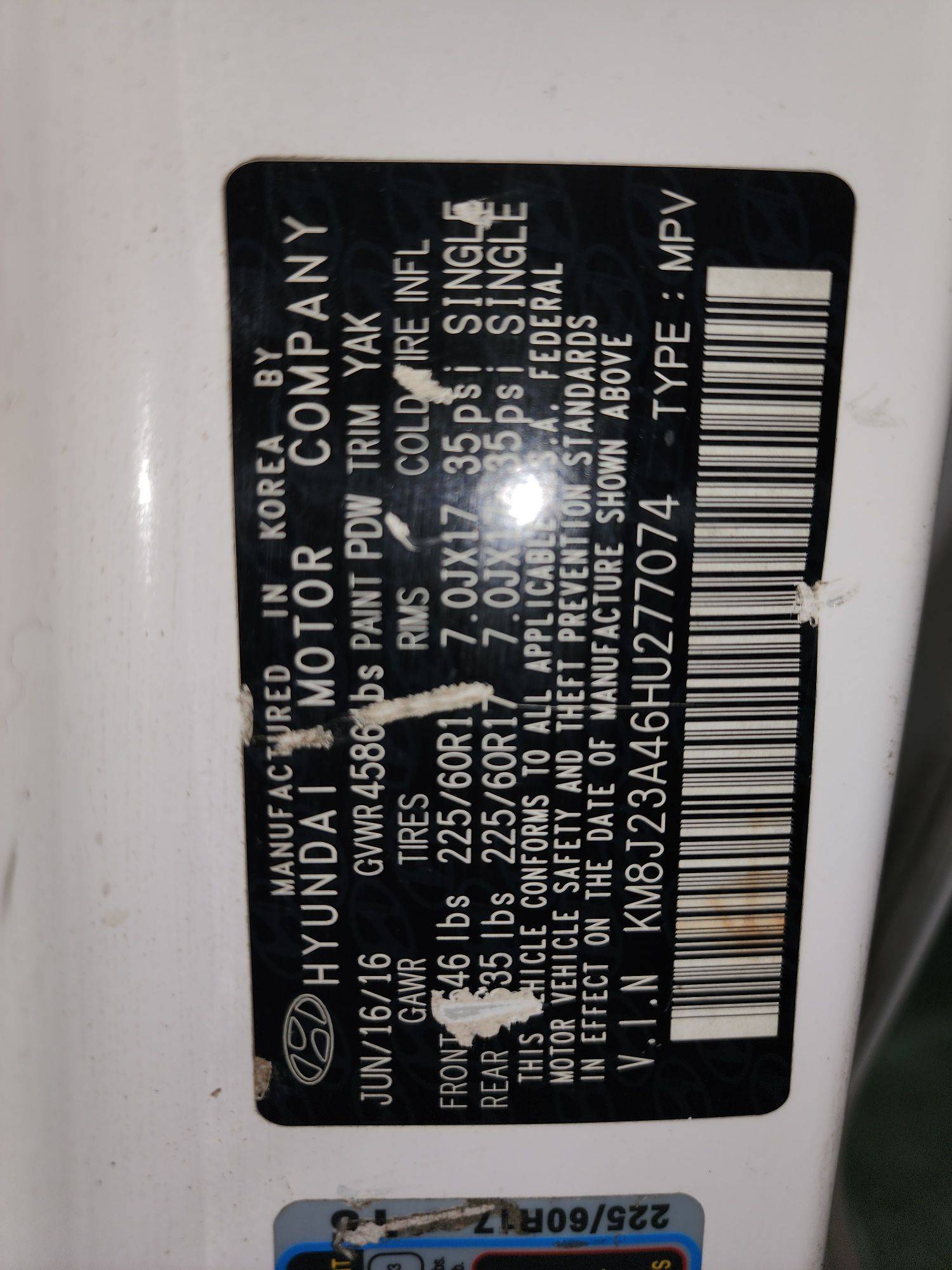 HYUNDAI TUCSON 2017 - Marhaba Auction Used Cars - Image 10