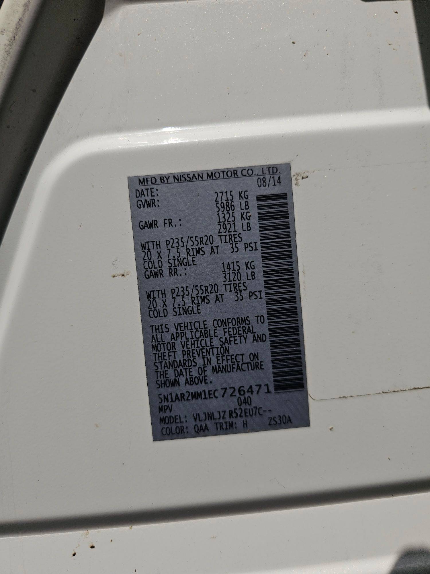 NISSAN PATHFINDER 2014 - Marhaba Auction Used Cars - Image 10