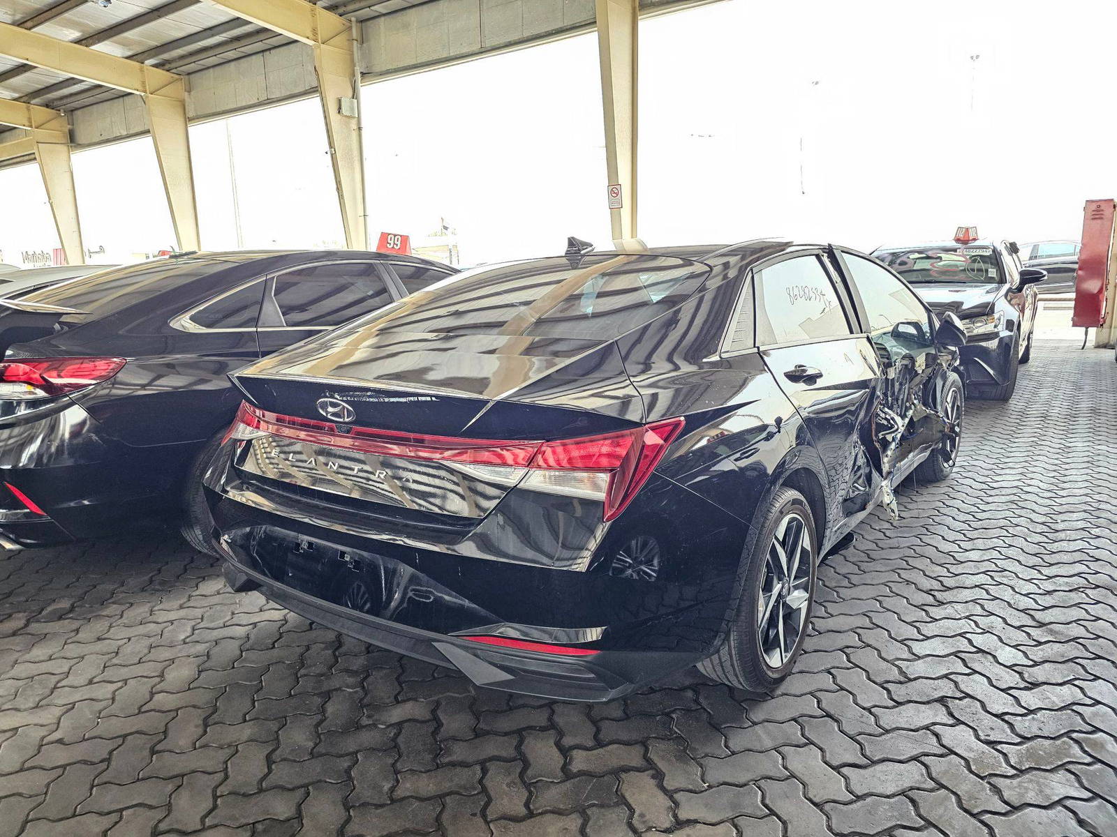 2023 HYUNDAI ELANTRA — 12160 Miles — Lot 215487 — Al Surrah - Marhaba Auctions Used Cars - Image 3