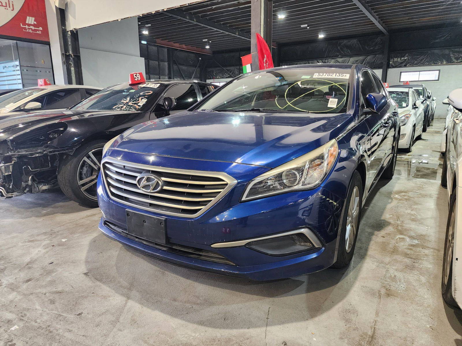 2016 HYUNDAI SONATA — 116163 Miles — Lot 215487 — Al Quoz - Marhaba Auctions Used Cars - Image 4