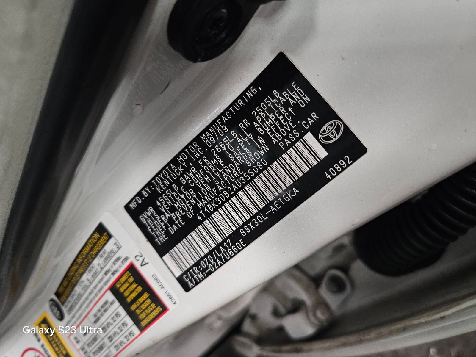 TOYOTA AVALON 2010 - Marhaba Auction Used Cars - Image 10