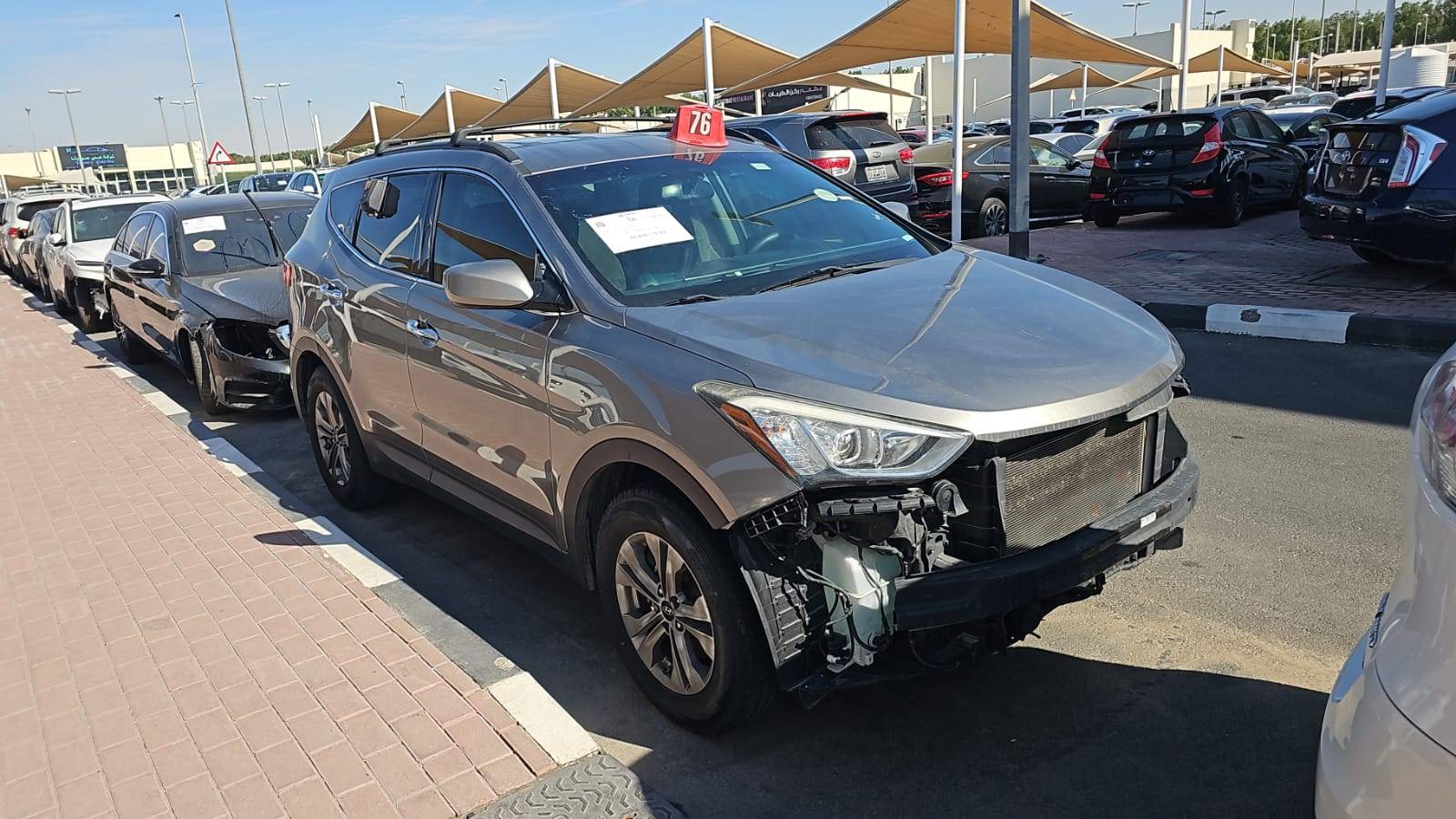 2016 HYUNDAI SANTA FE — 126464 Miles — Lot GG371348 — Souq - Marhaba Auctions Used Cars - Image 9