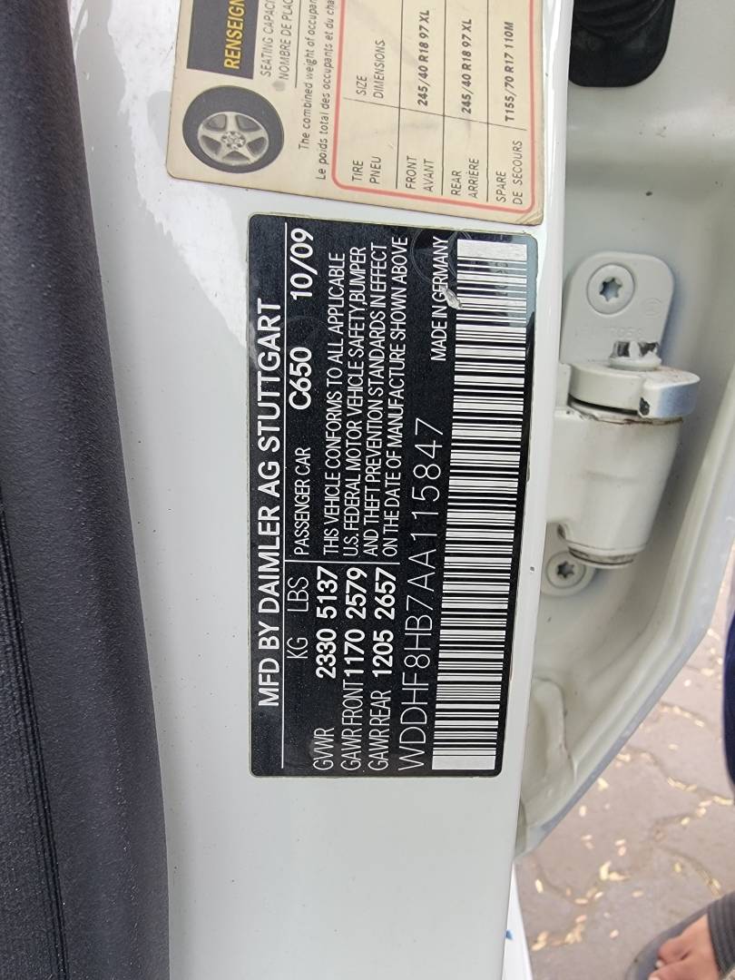 2010 MERCEDES BENZ E 350 — 143863 Miles — Lot A115847 — Main - Marhaba Auctions Used Cars - Image 11