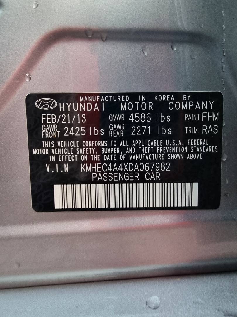 2013 HYUNDAI SONATA — 171463 Miles — Lot 215487 — Ind. 12 - Marhaba Auctions Used Cars - Image 10