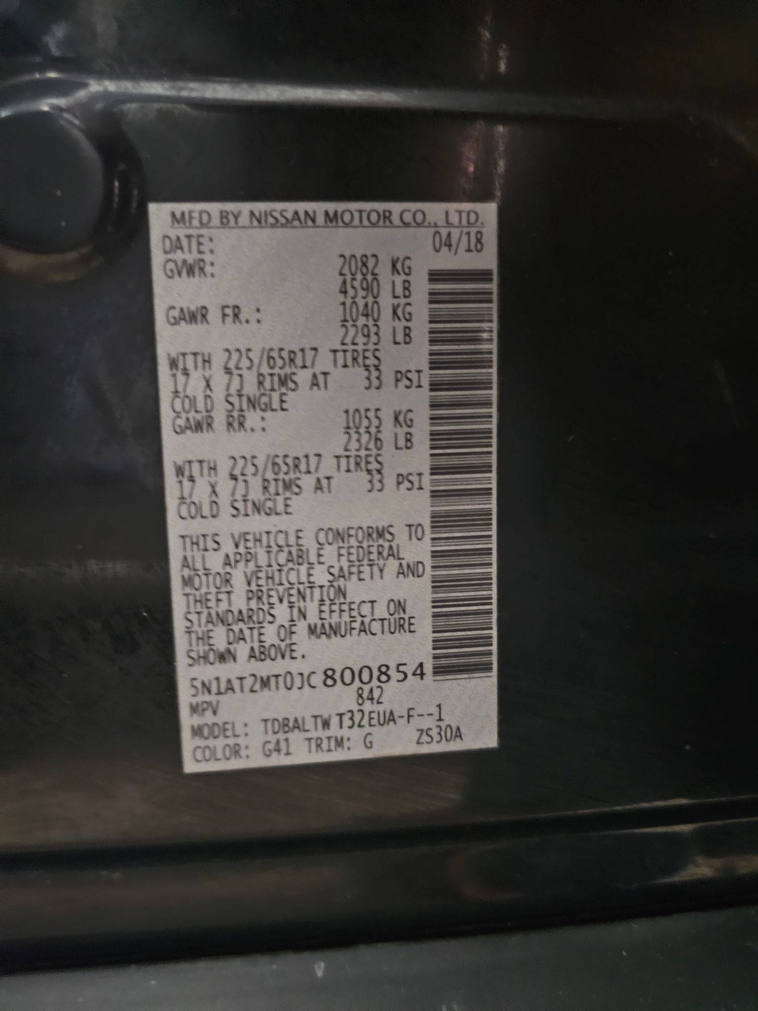2018 NISSAN ROGUE — 164884 Miles — Lot 97317015 — Main - Marhaba Auctions Used Cars - Image 10