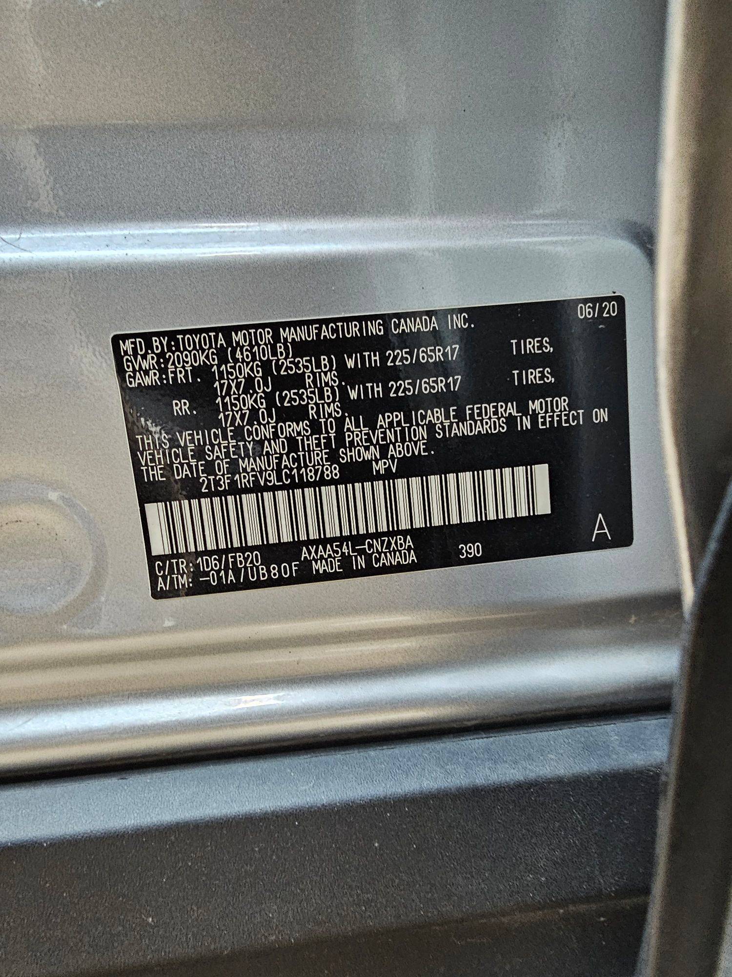 TOYOTA RAV4 2020 - Marhaba Auction Used Cars - Image 10