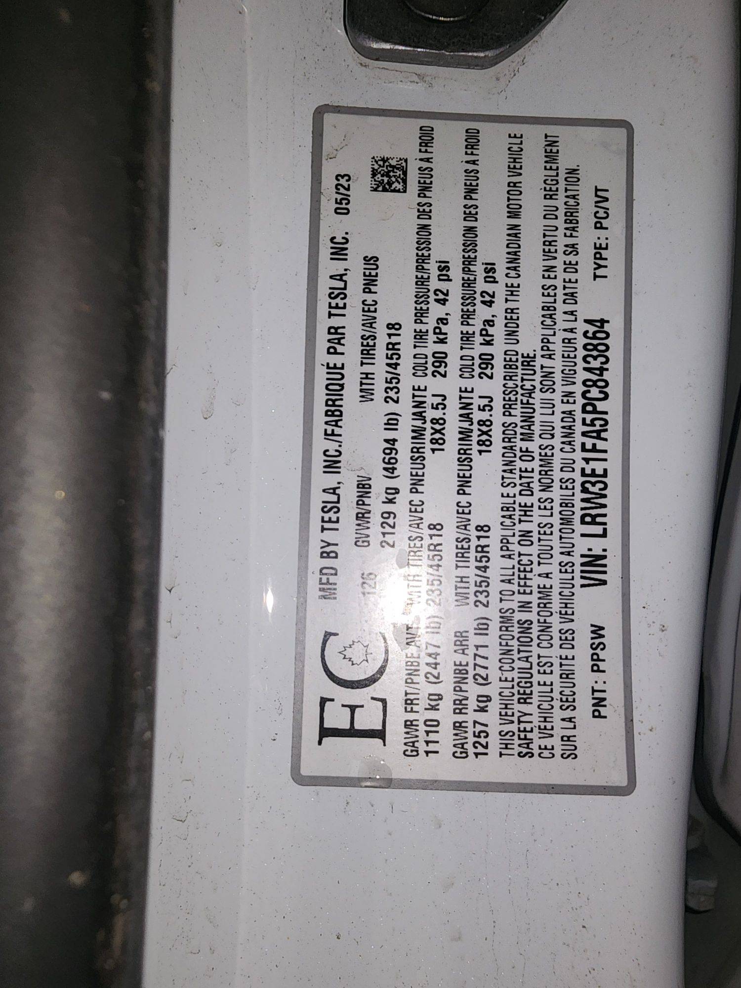 TESLA MODEL 3 2023 - Marhaba Auction Used Cars - Image 10