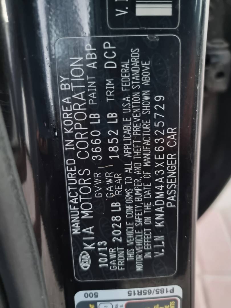2014 KIA RIO — 105648 Miles — Lot 125478 — Ind. 12 - Marhaba Auctions Used Cars - Image 9