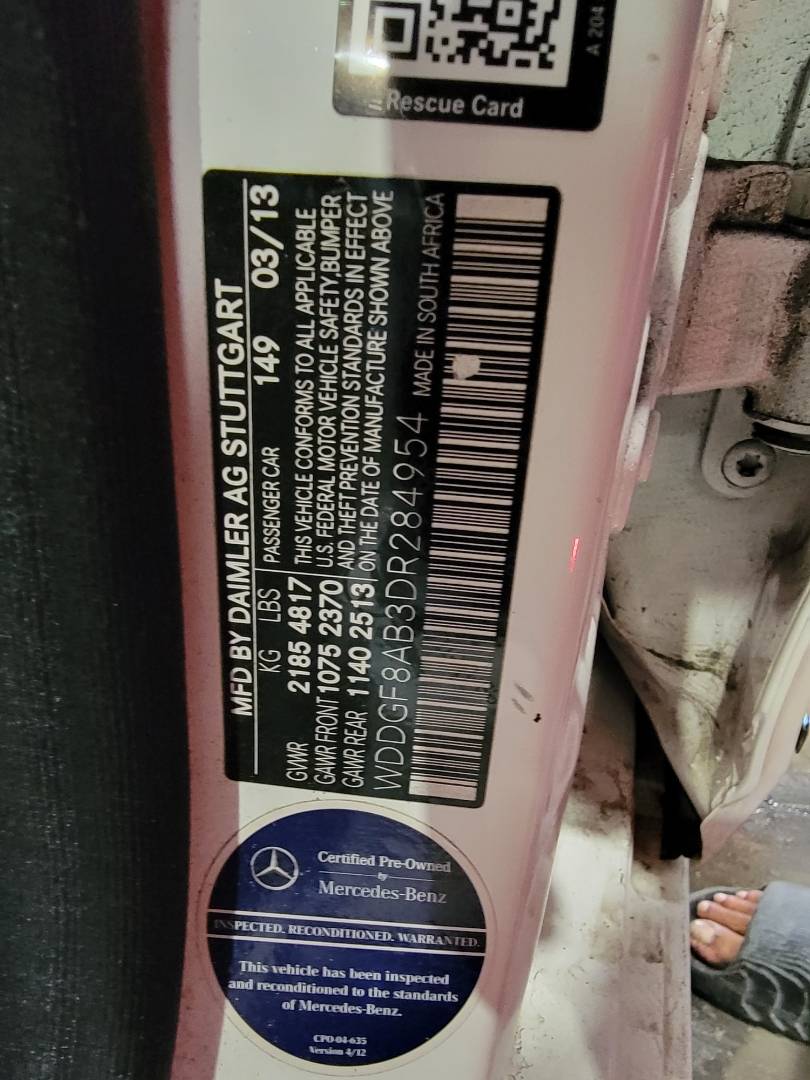 MERCEDES BENZ C300 2013 - Marhaba Auction Used Cars - Image 11