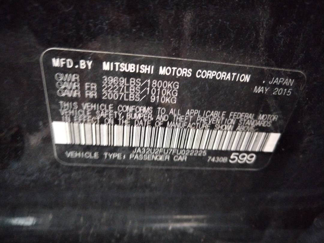 2015 MITSUBISHI LANCER — 89465 Miles — Lot 77571813 - Marhaba Auctions Used Cars - Image 9