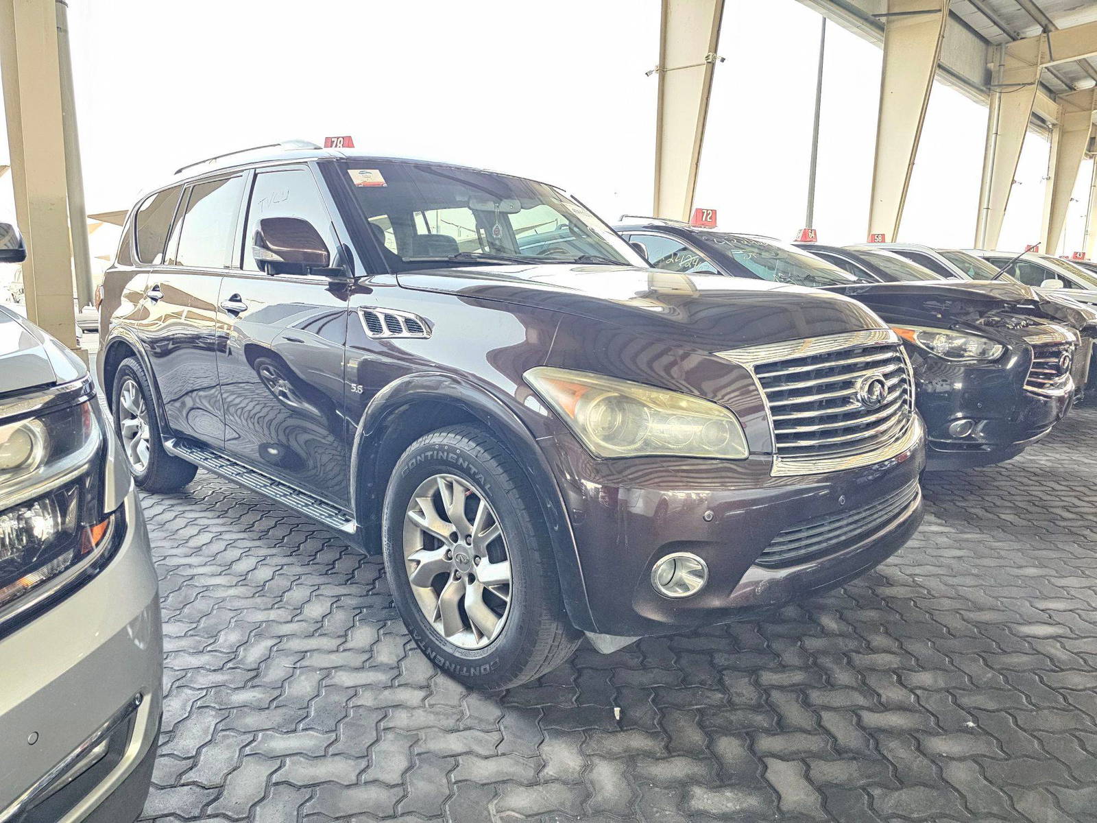 2014 INFINITI QX80 — 189714 Miles — Lot E9065544 — Souq - Marhaba Auctions Used Cars - Image 4