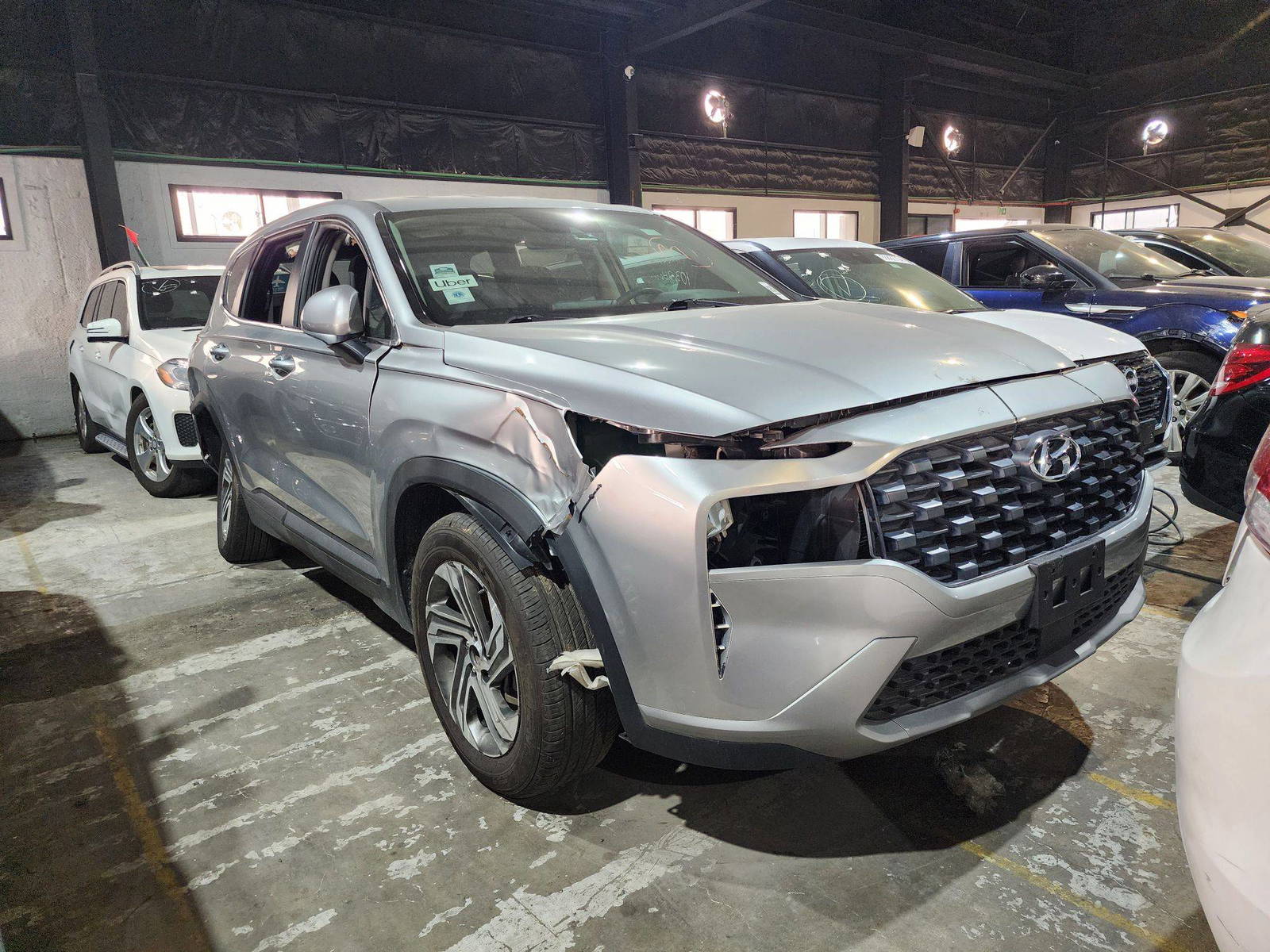 2023 HYUNDAI SANTA FE — 103286 Miles — Lot 82625784 — Al Surrah - Marhaba Auctions Used Cars - Image 3