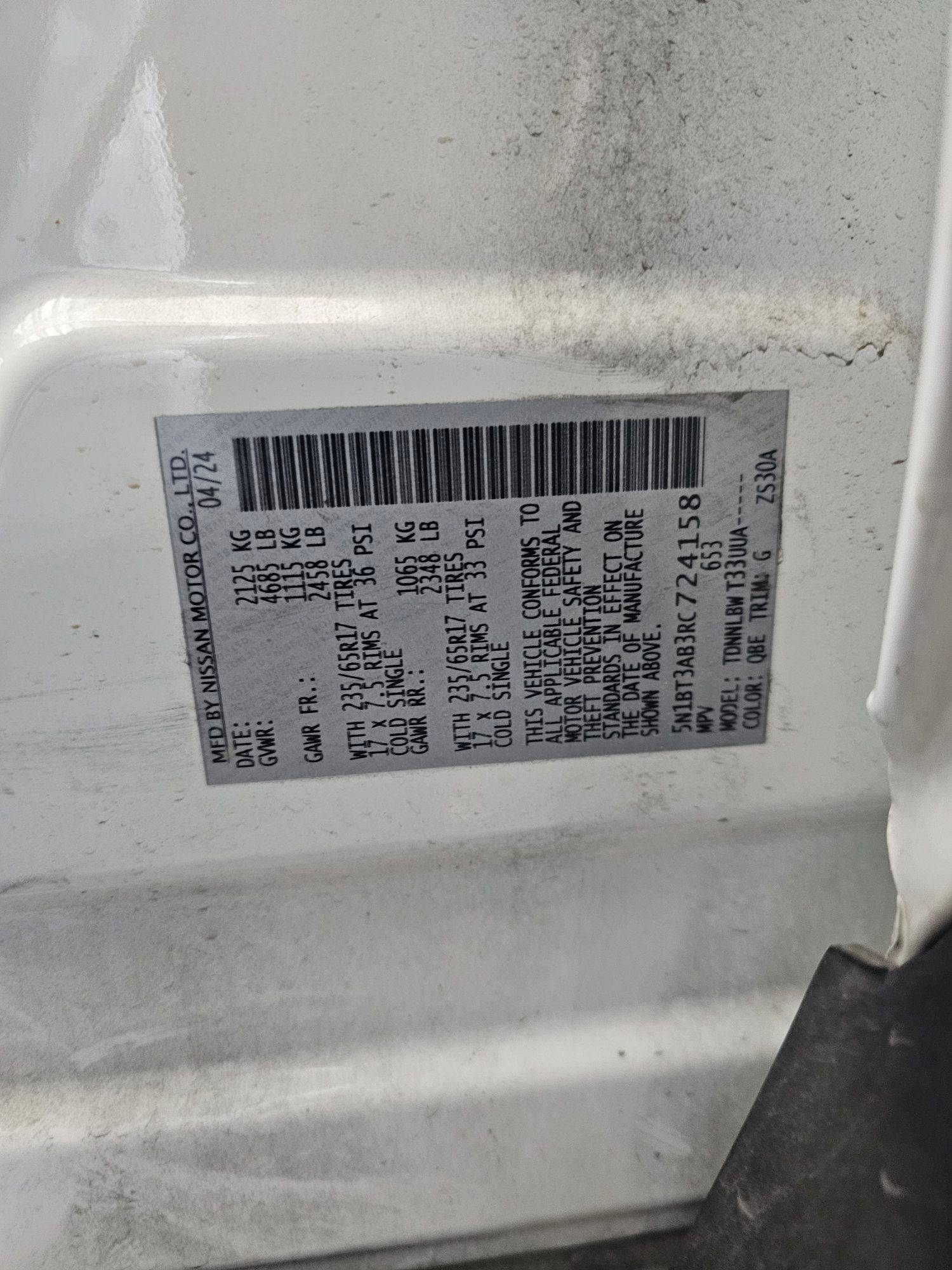 NISSAN ROGUE 2024 - Marhaba Auction Used Cars - Image 10