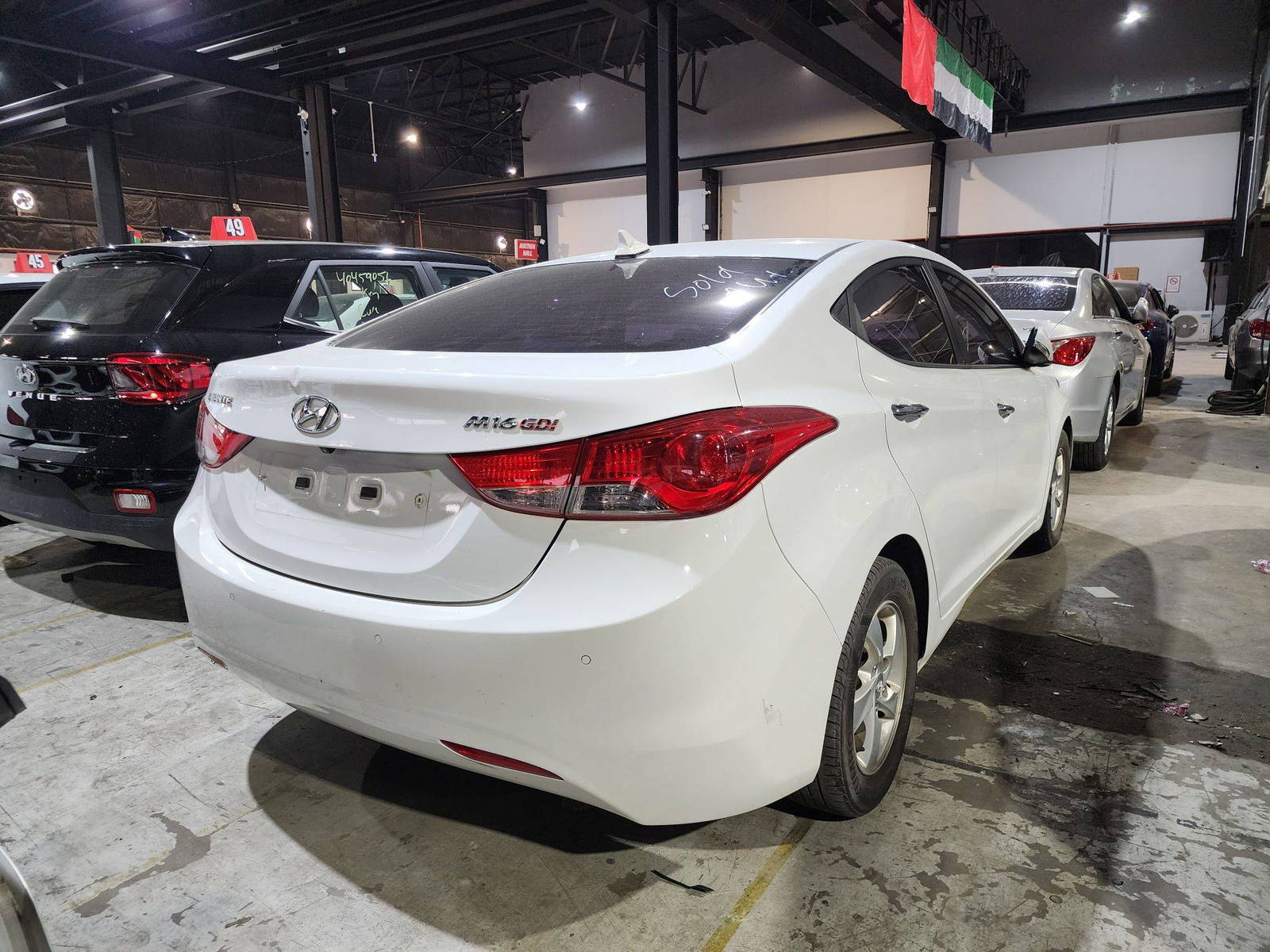 2012 HYUNDAI AVANTE — 132971 KM — Lot 264535 — Al Quoz - Marhaba Auctions Used Cars - Image 3