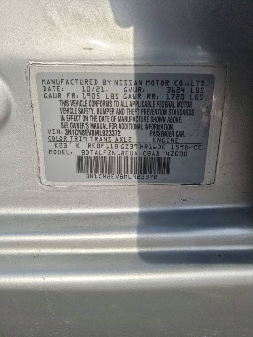 NISSAN VERSA 2021 - Marhaba Auction Used Cars - Image 8