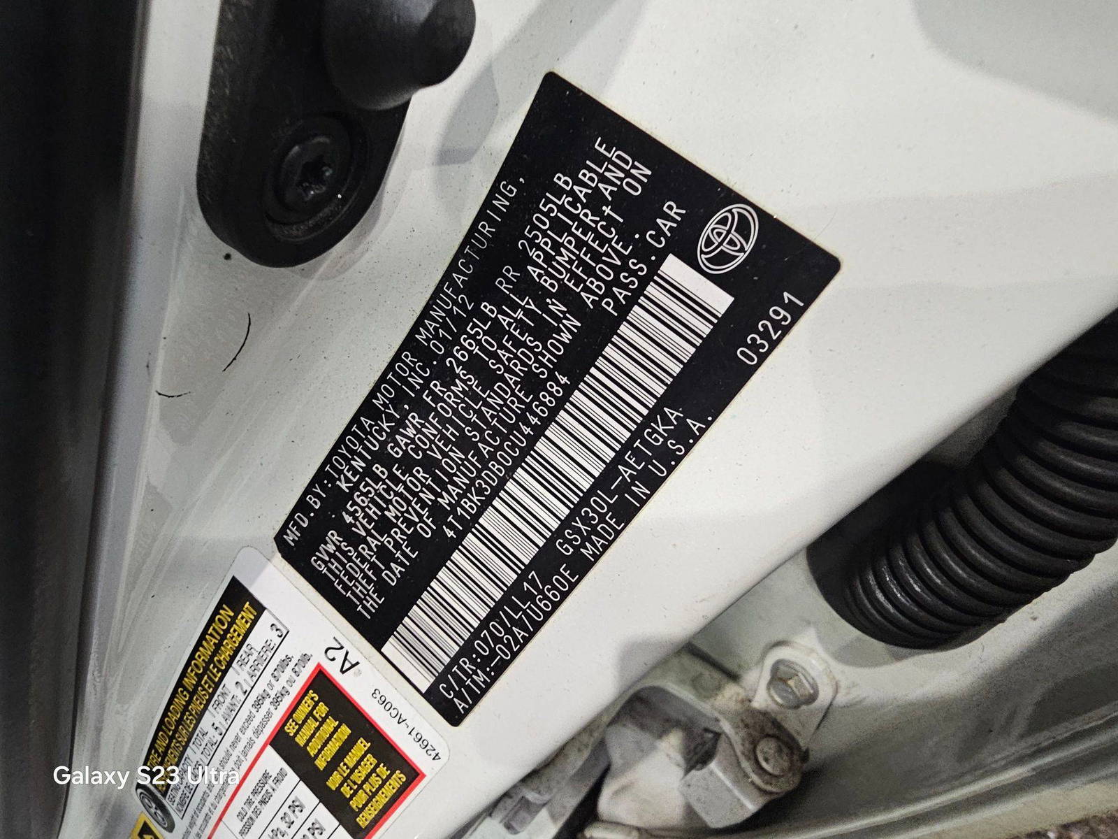 TOYOTA AVALON 2012 - Marhaba Auction Used Cars - Image 9