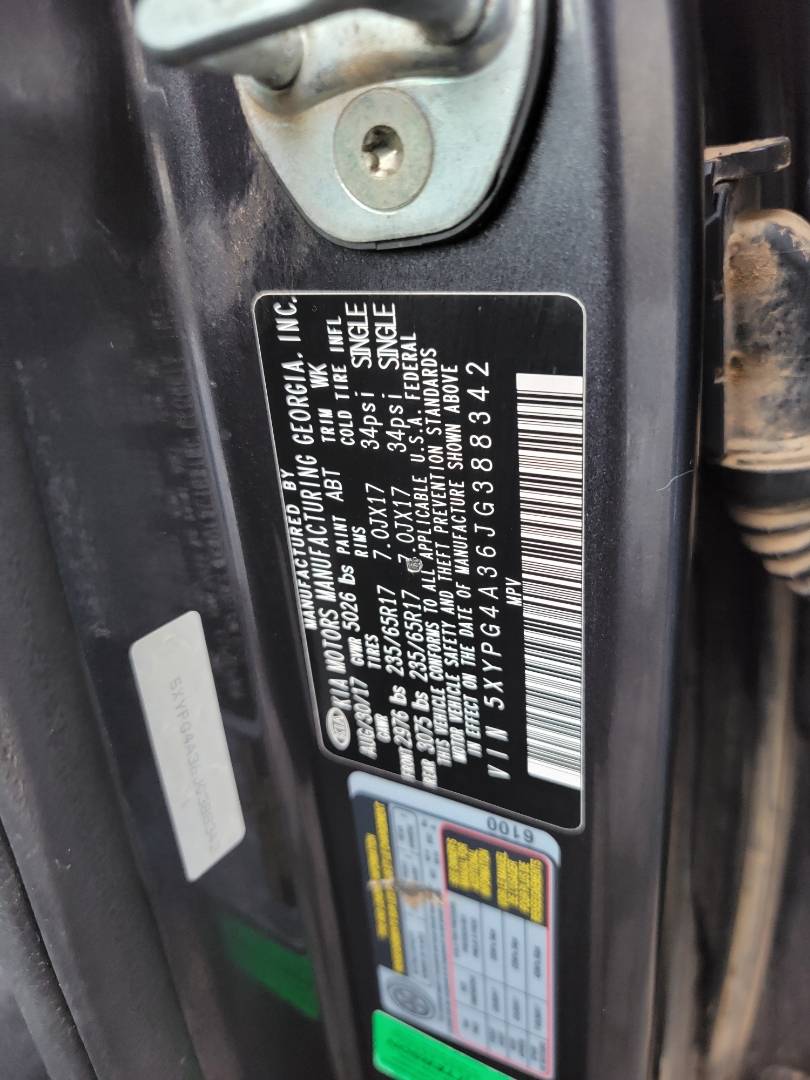 KIA SORENTO 2018 - Marhaba Auction Used Cars - Image 8