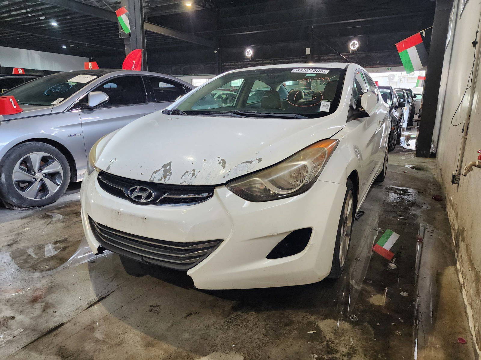 2013 HYUNDAI ELANTRA — 185168 Miles — Lot 296299 — Al Quoz - Marhaba Auctions Used Cars - Image 4