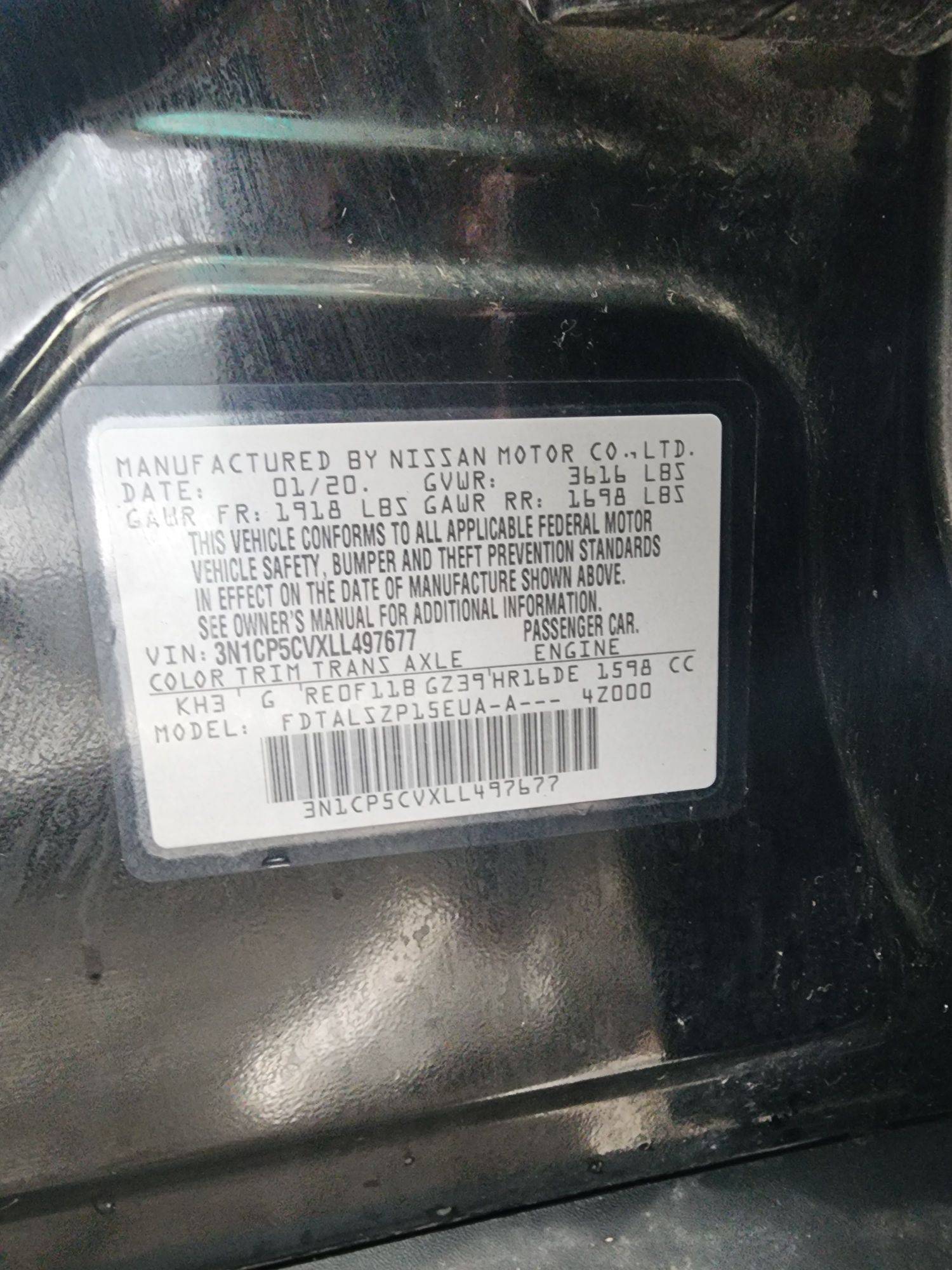 2020 NISSAN KICKS — 117434 Miles — Lot 42618354 — Souq - Marhaba Auctions Used Cars - Image 10