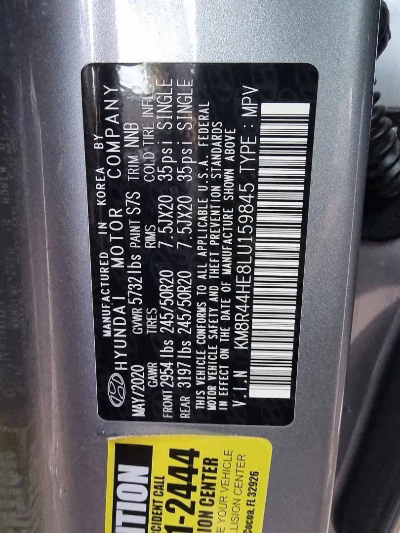 HYUNDAI PALISADE SEL 2020 - Marhaba Auction Used Cars - Image 8