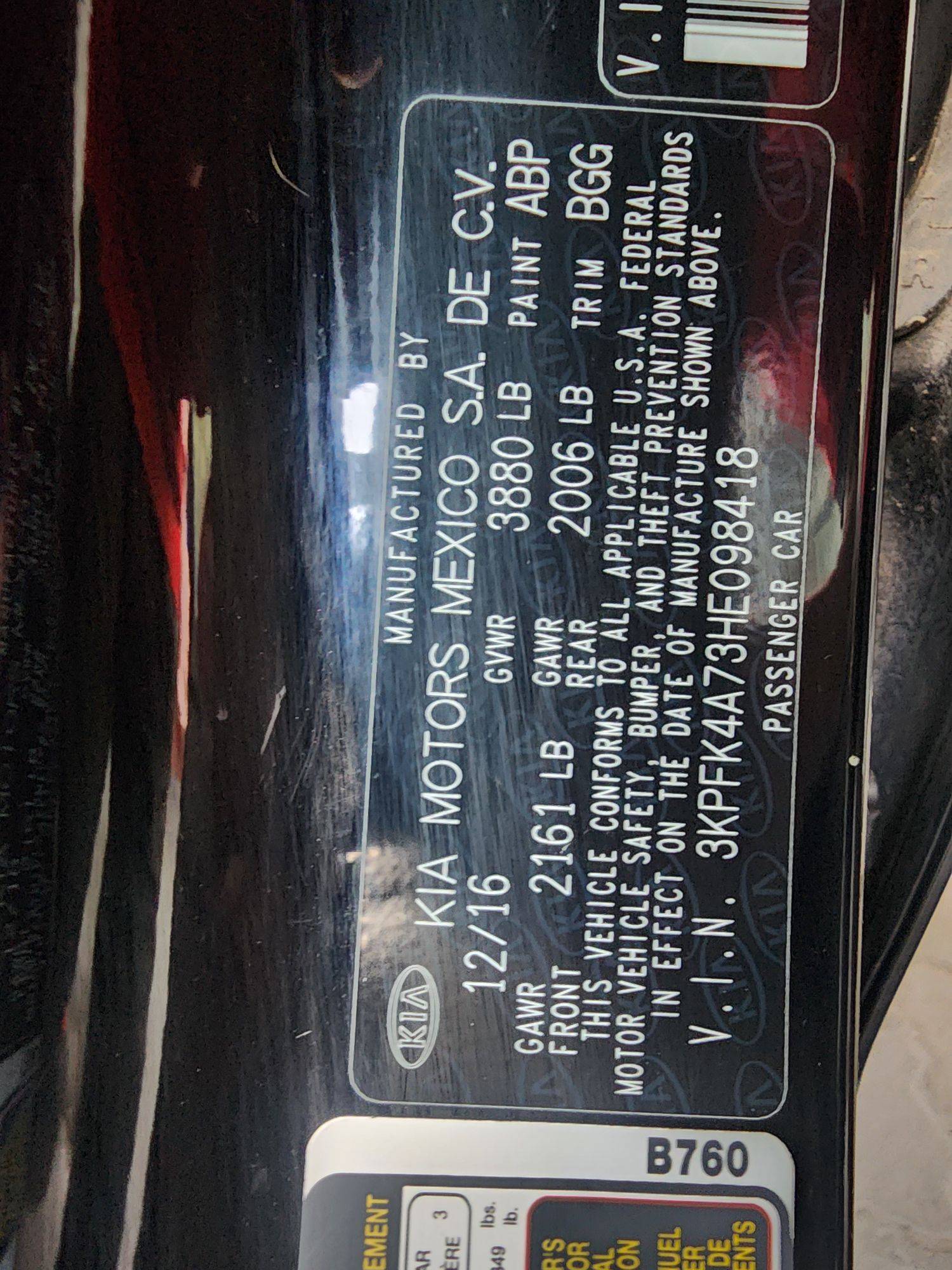 KIA FORTE 2017 - Marhaba Auction Used Cars - Image 10