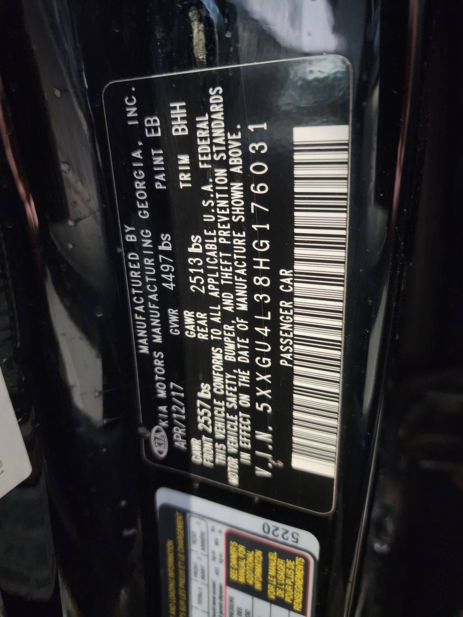 KIA OPTIMA 2017 - Marhaba Auction Used Cars - Image 10