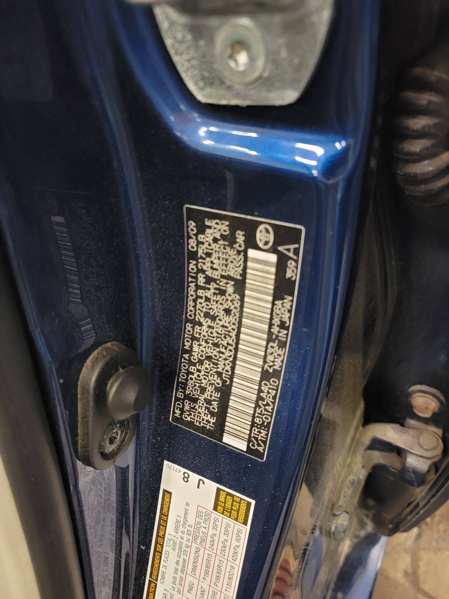 2010 TOYOTA PRIUS — 213836 Miles — Lot 0052069 — Souq - Marhaba Auctions Used Cars - Image 9