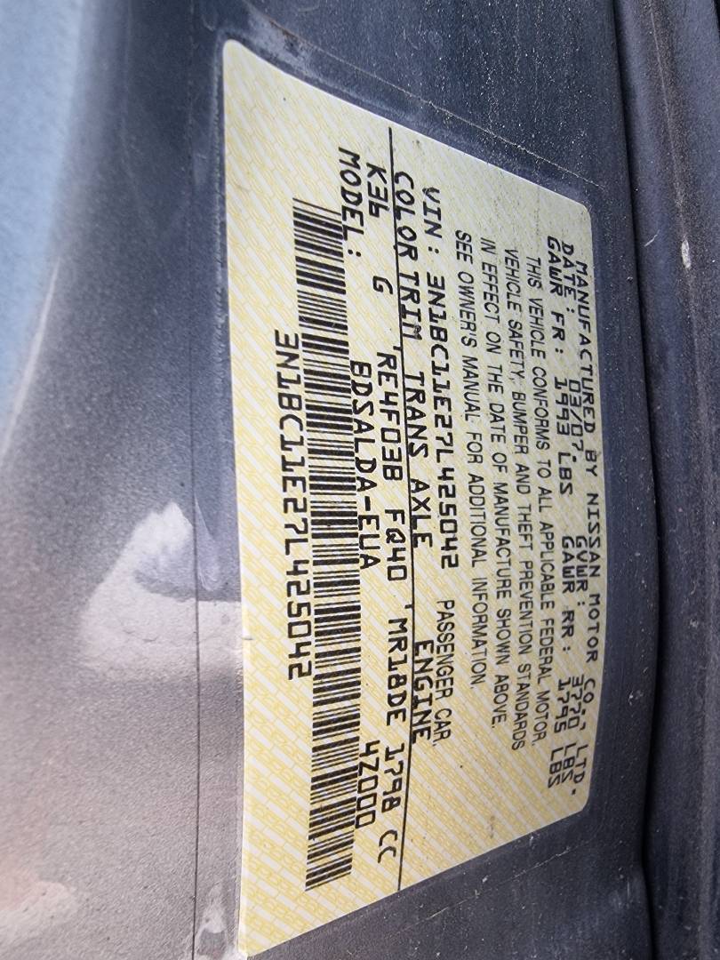 2007 NISSAN VERSA — 187 361 Miles — Lot 2578 — Ind. 12 - Marhaba Auctions Used Cars - Image 9