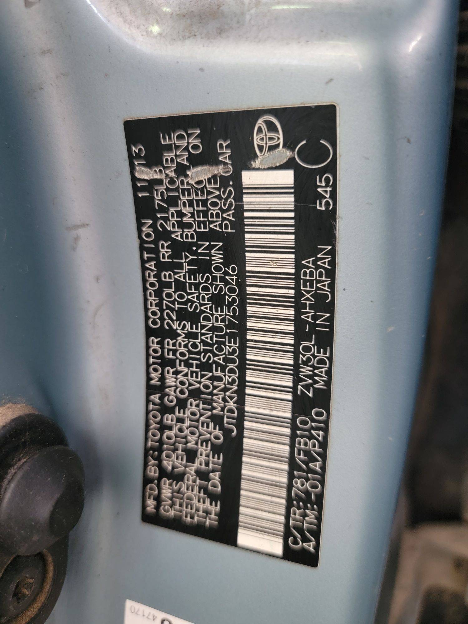 TOYOTA PRIUS 2014 - Marhaba Auction Used Cars - Image 9