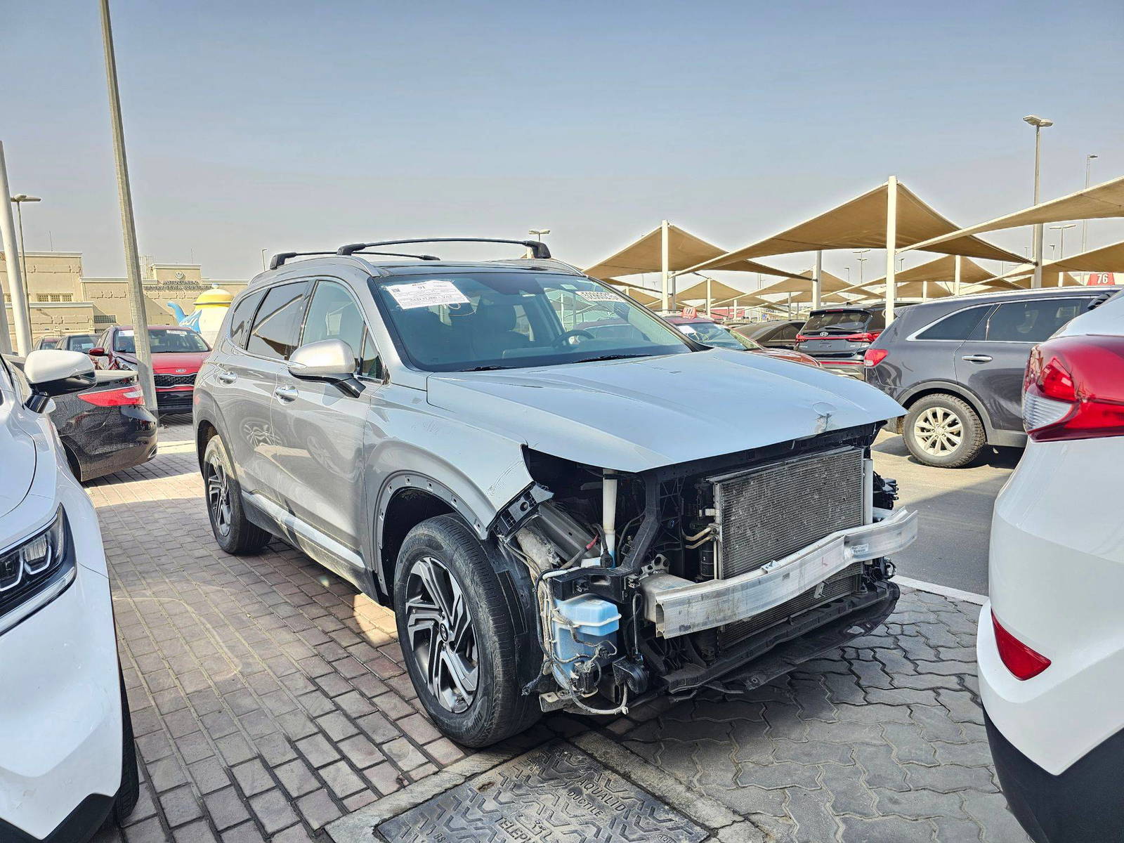 2022 HYUNDAI SANTA FE — 59780 Miles — Lot NH467401 — Souq - Marhaba Auctions Used Cars - Image 4