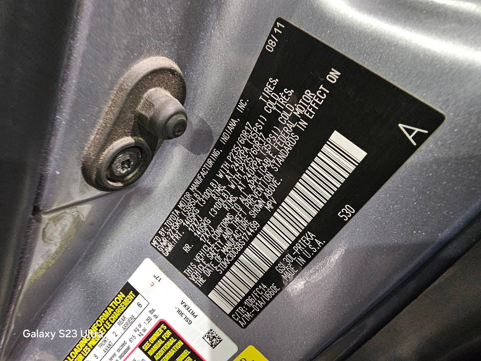 TOYOTA SIENNA 2011 - Marhaba Auction Used Cars - Image 9