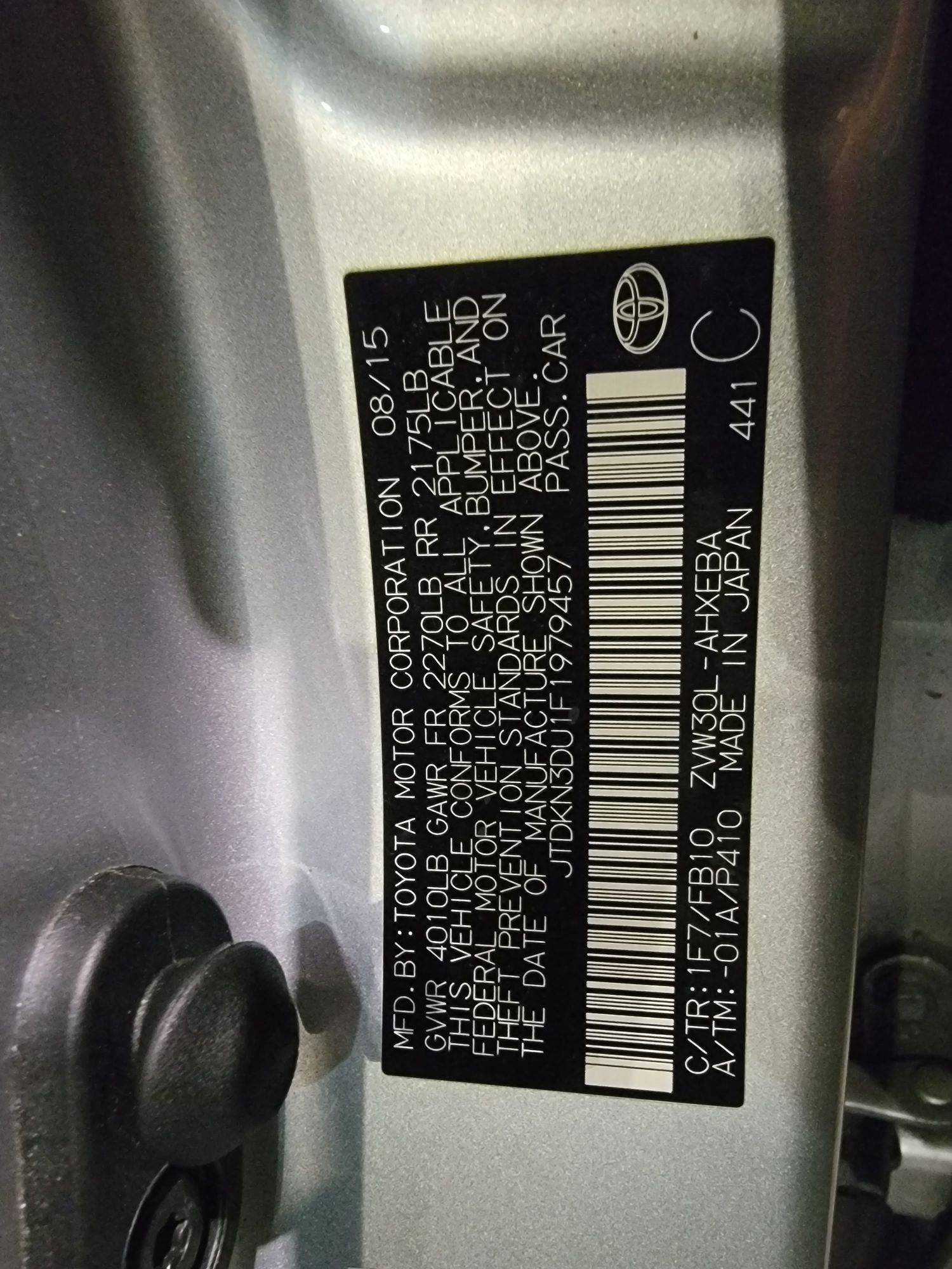 TOYOTA PRIUS 2015 - Marhaba Auction Used Cars - Image 9