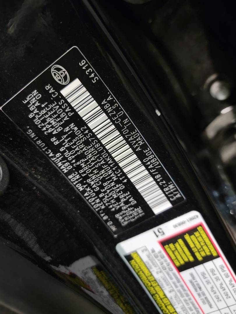 2020 TOYOTA CAMRY — 40454 Miles — Lot LU857542 — Main - Marhaba Auctions Used Cars - Image 9
