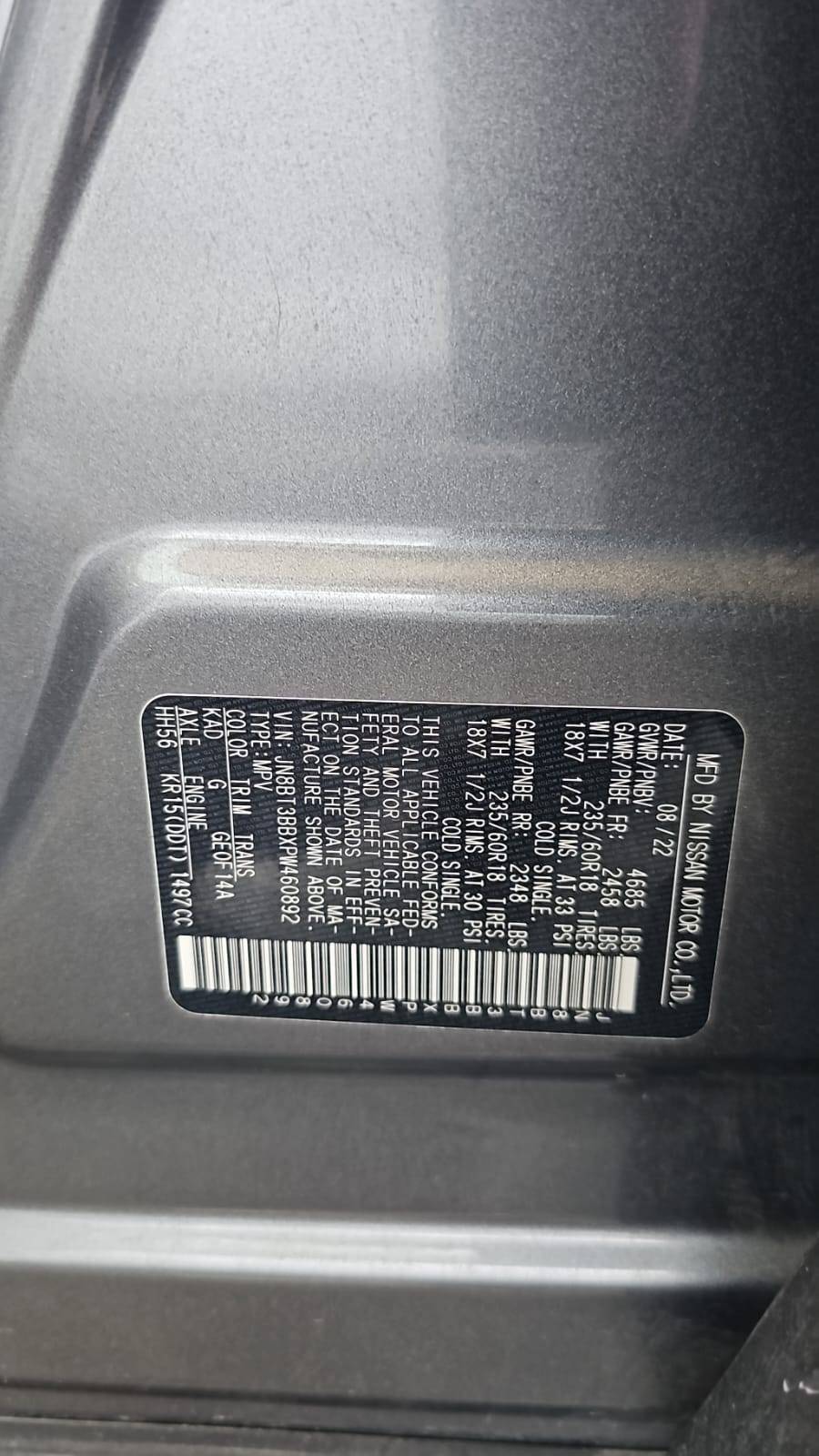 NISSAN ROGUE 2023 - Marhaba Auction Used Cars - Image 5