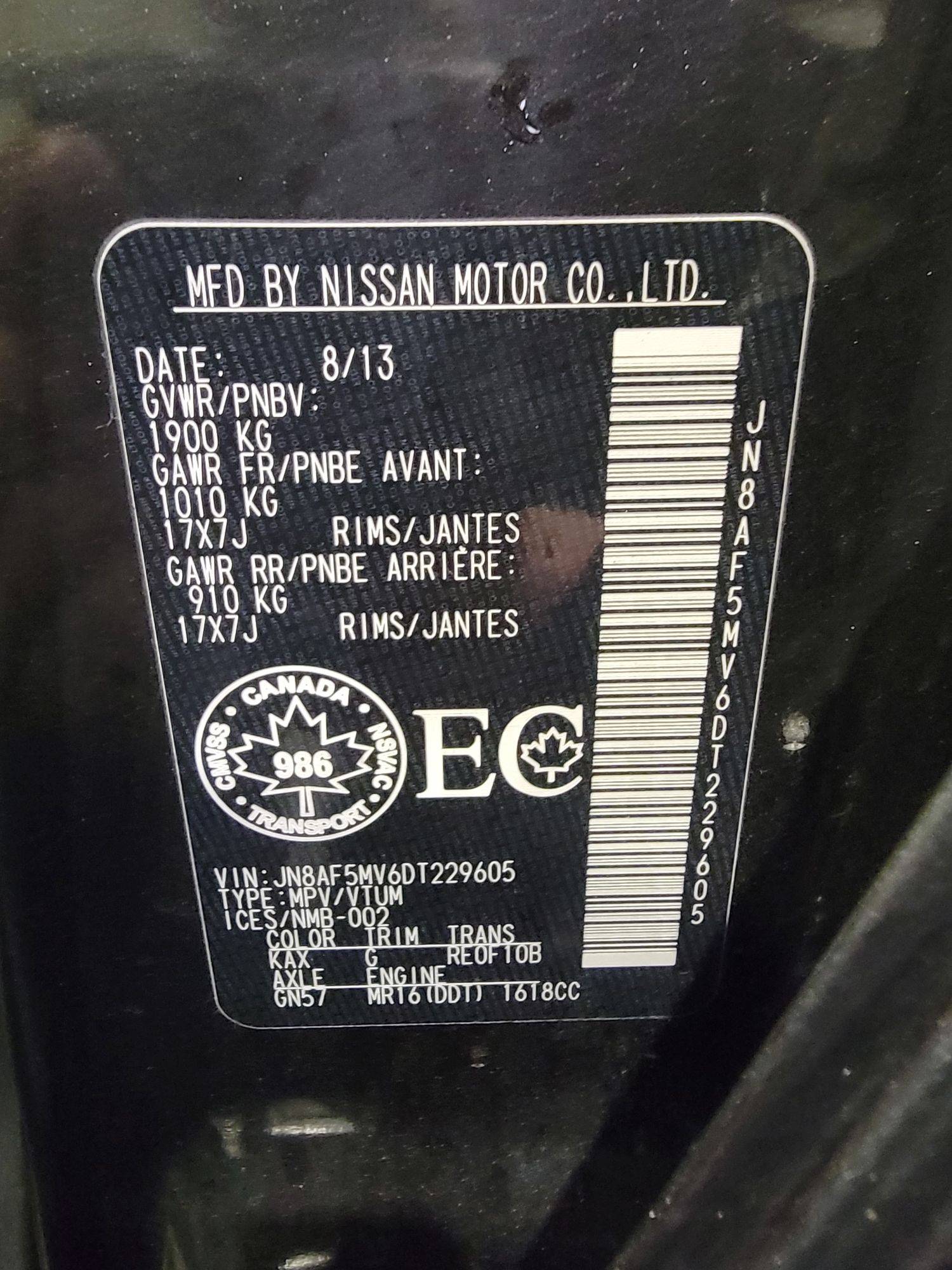 NISSAN JUKE 2013 - Marhaba Auction Used Cars - Image 10