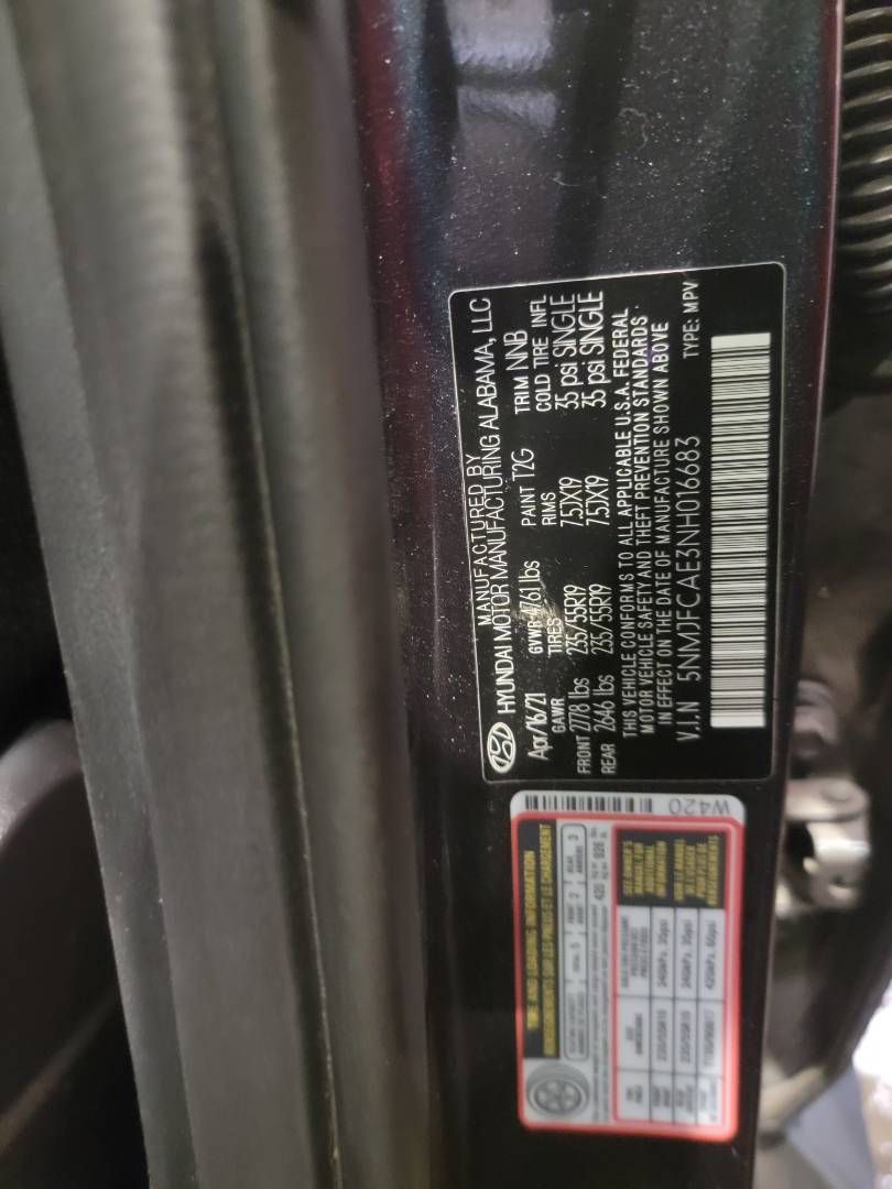 2022 HYUNDAI TUCSON — 77167 Miles — Lot H016683 — Main - Marhaba Auctions Used Cars - Image 8