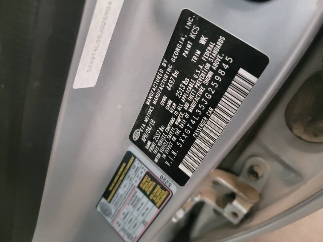 KIA OPTIMA 2018 - Marhaba Auction Used Cars - Image 9