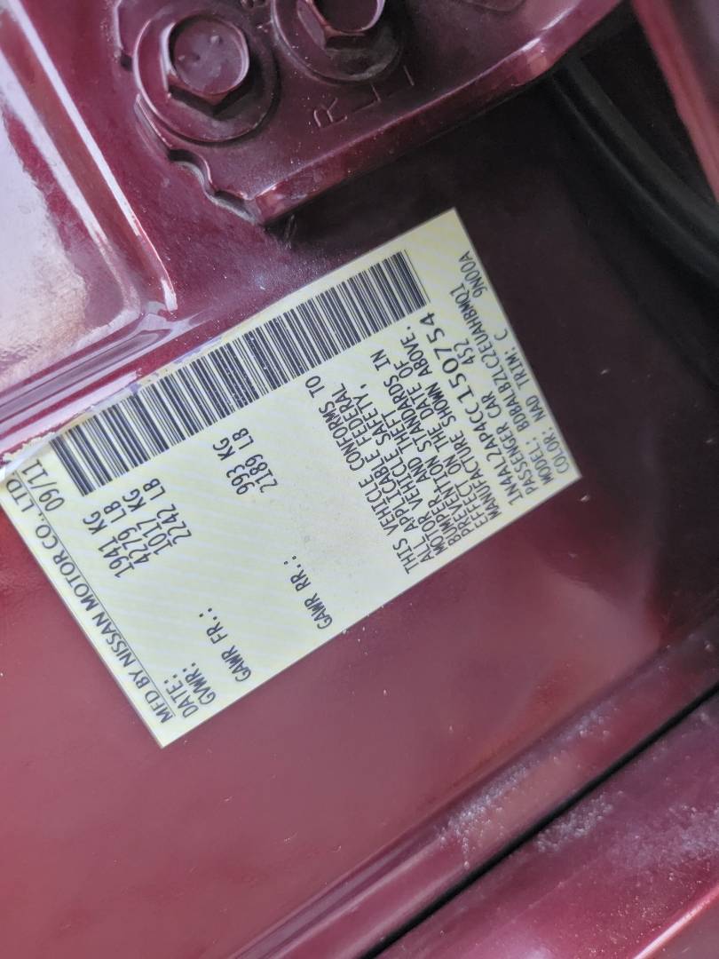 2012 NISSAN ALTIMA — 95320 Miles — Lot C150754 — Main - Marhaba Auctions Used Cars - Image 10