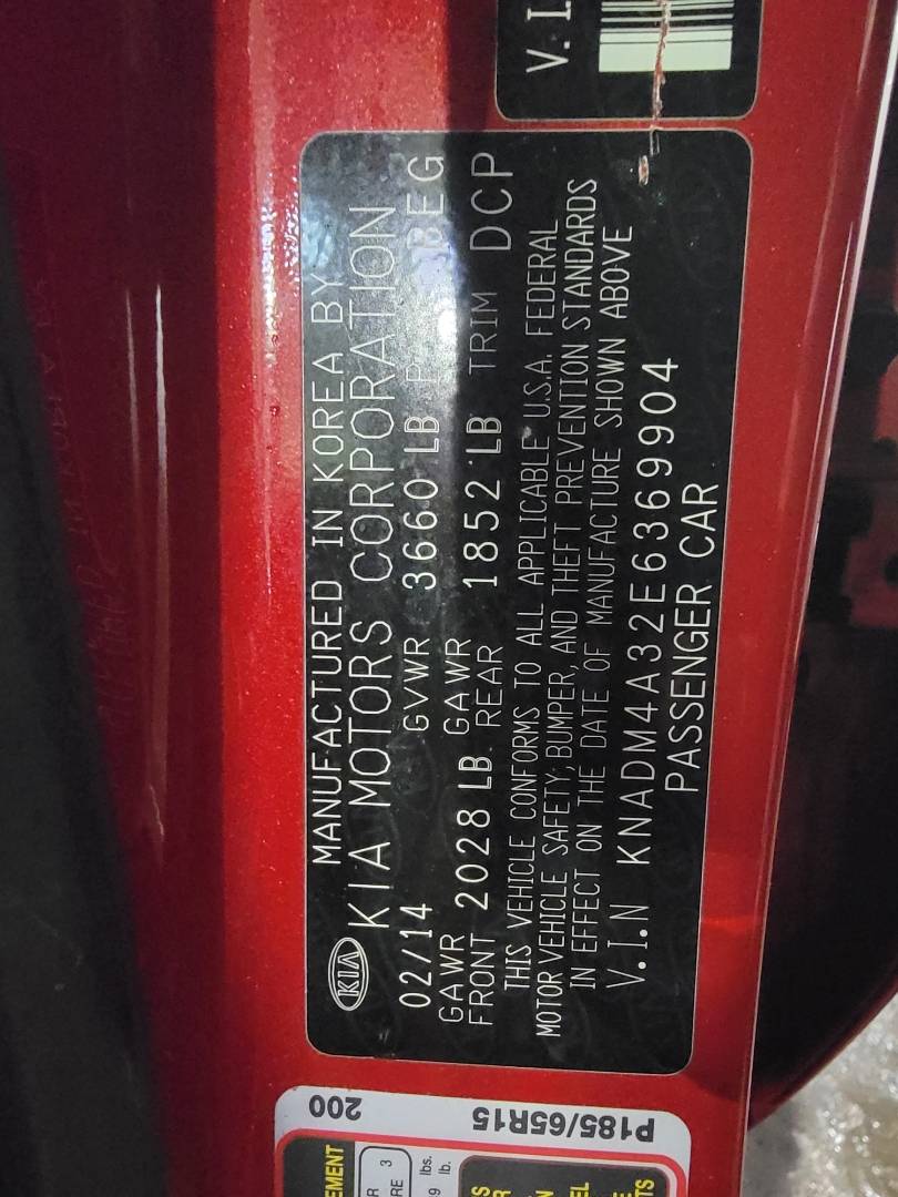 2014 KIA RIO — 163611 Miles — Lot 43726824 - Marhaba Auctions Used Cars - Image 7