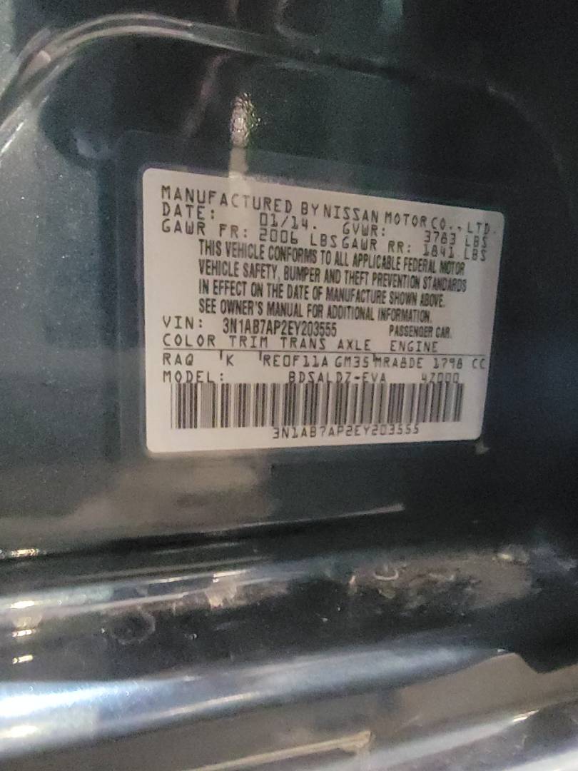 2014 NISSAN SENTRA — 132716 Miles — Lot Y203555 — Main - Marhaba Auctions Used Cars - Image 9
