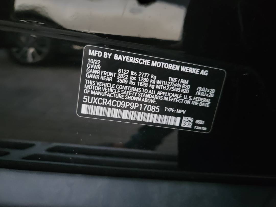 2023 BMW X5 SDRIVE 40I — 20788 KM — Lot P9P17085 — Main - Marhaba Auctions Used Cars - Image 9